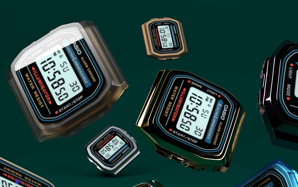 ArtStation - Casio A168 Series