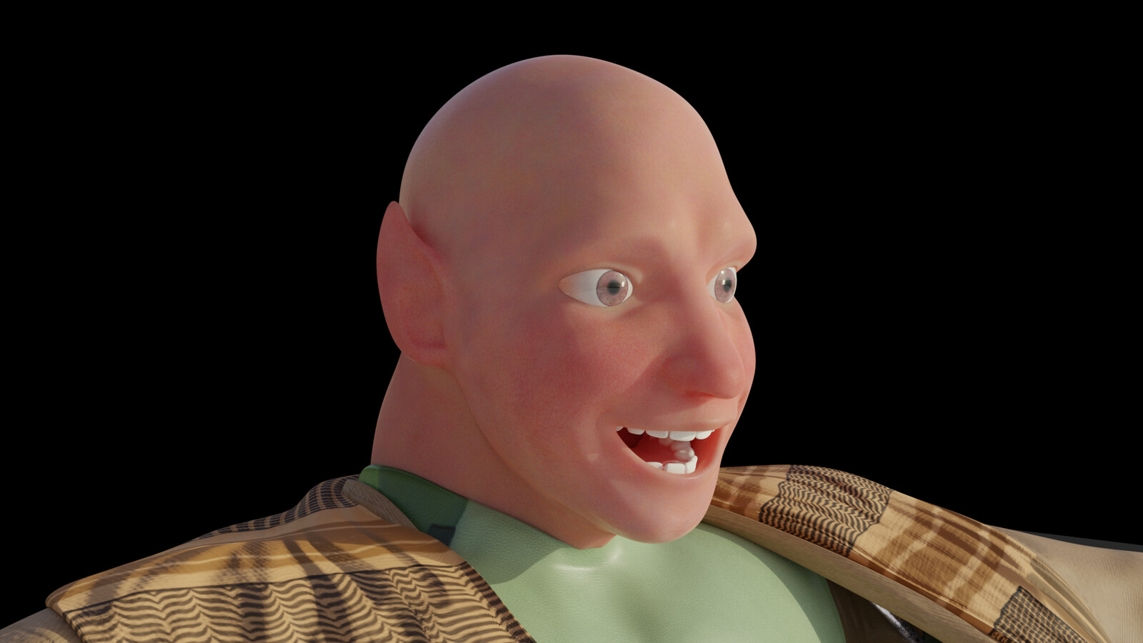 Top Character Color Render