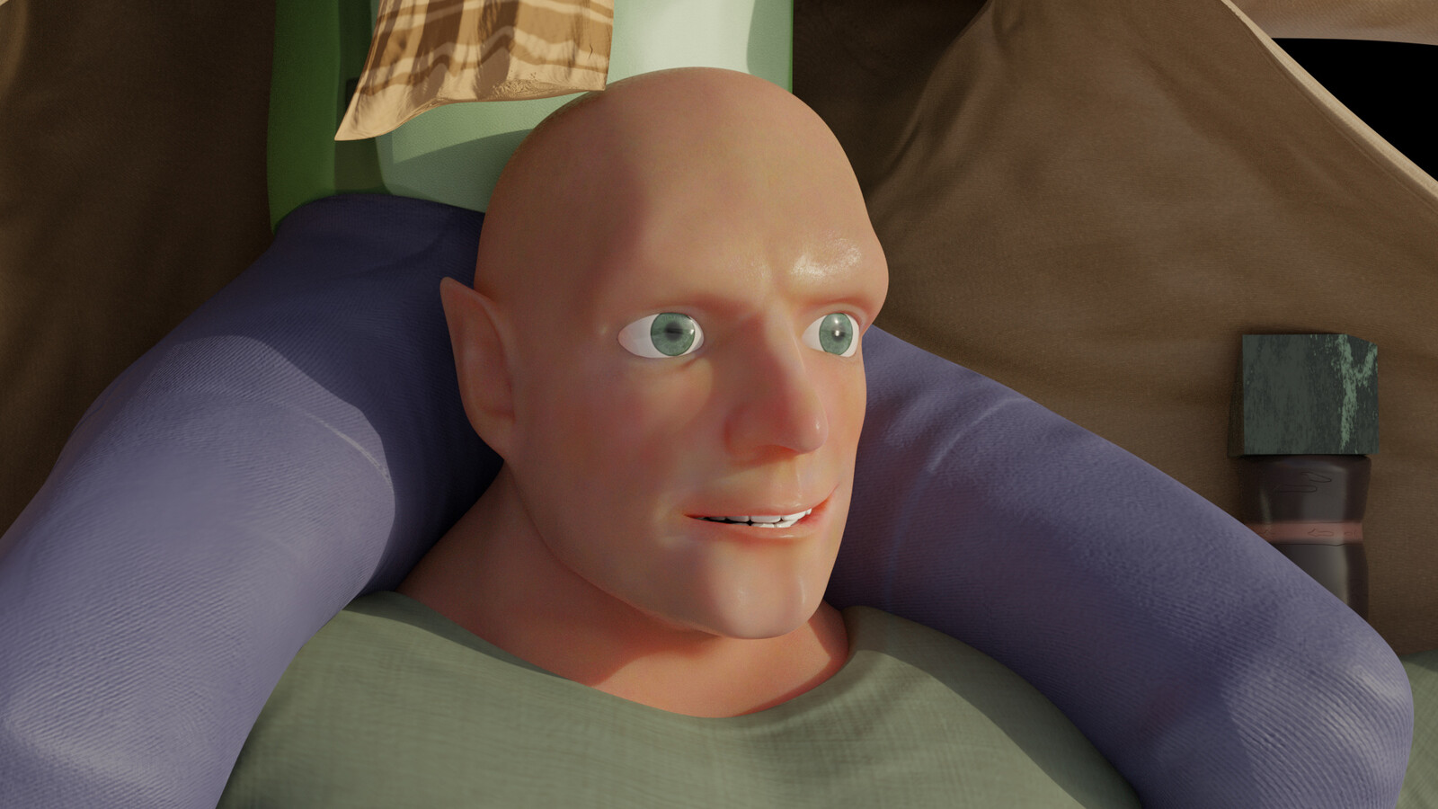 Bottom Character Color Render
