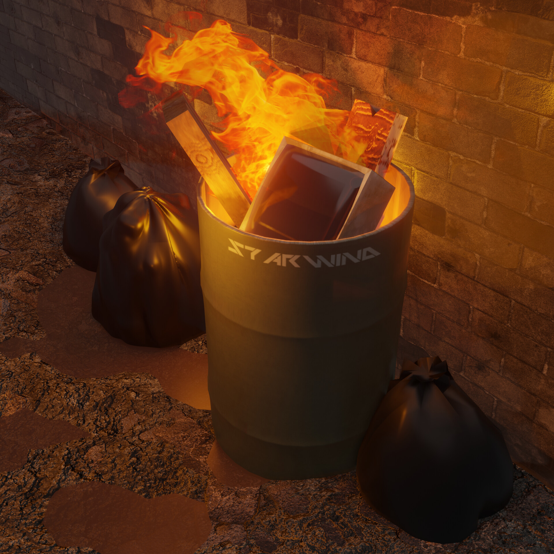 ArtStation Trash Environment