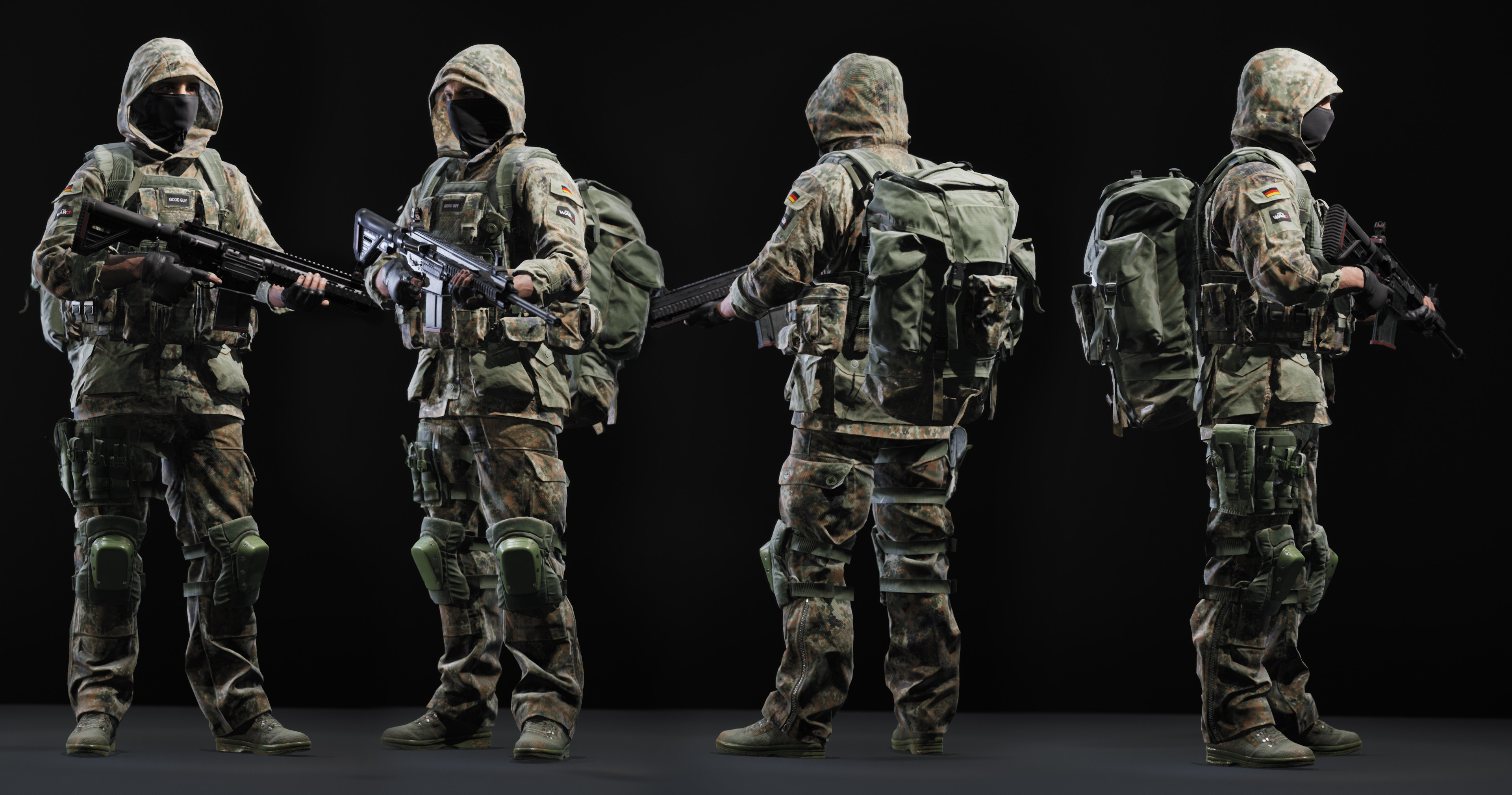 ArtStation - Call of Duty 3 US Soldiers