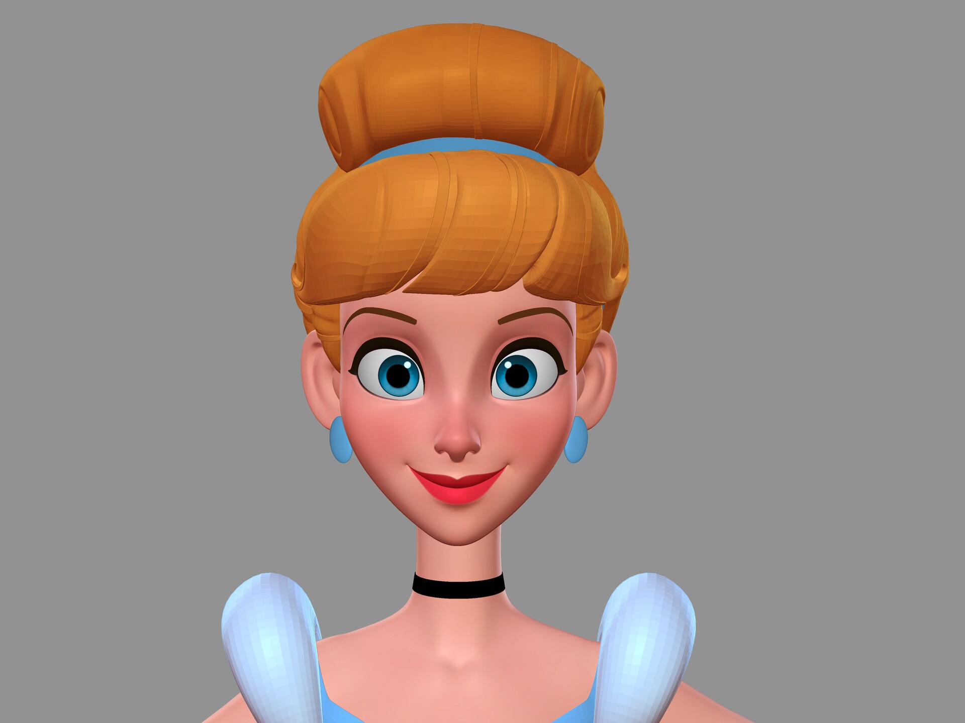 ArtStation - Cinderella from Wreck It Ralph 2