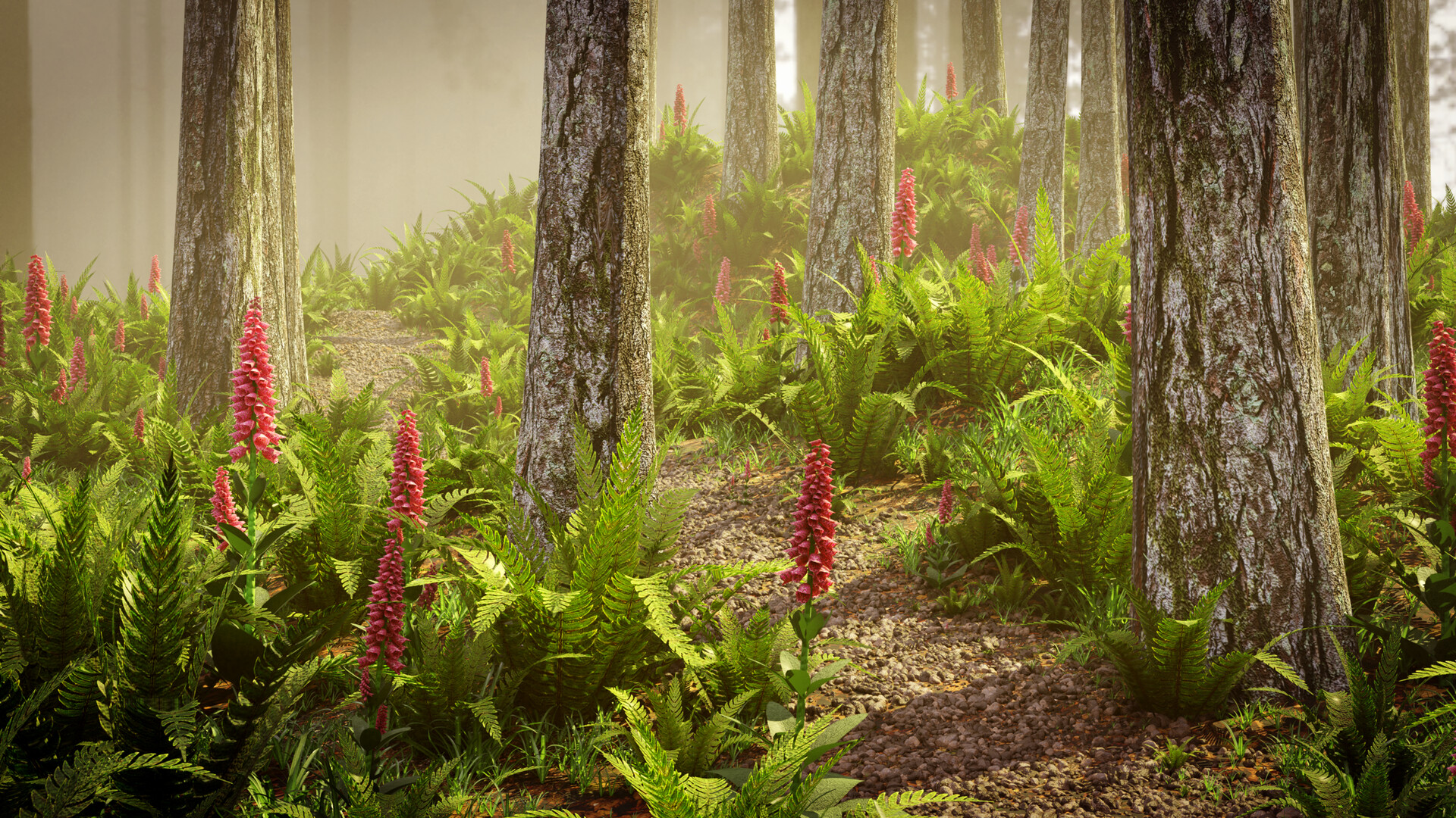 Blender forest