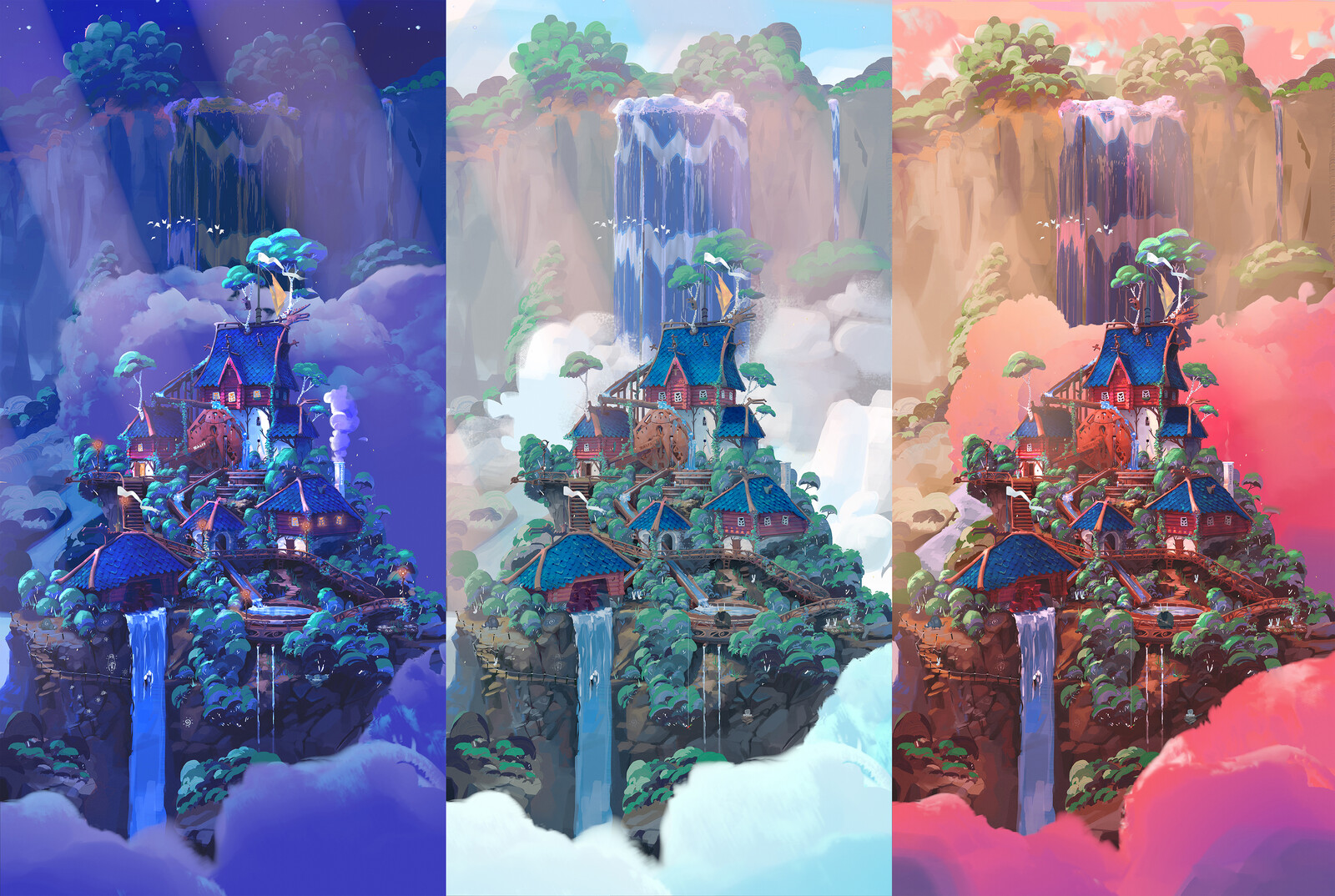 3 stage Mining tree house 