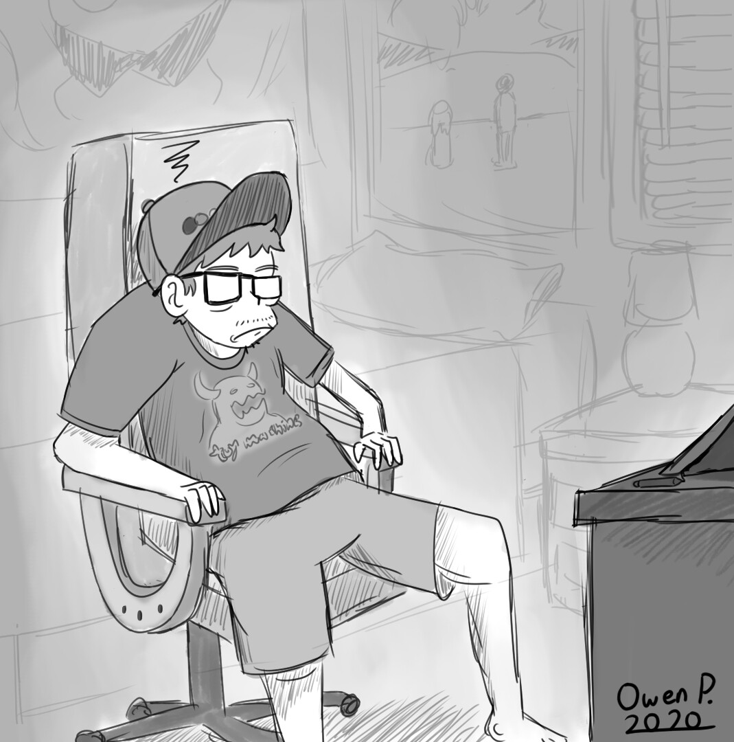 Post-Finals Self-Portrait