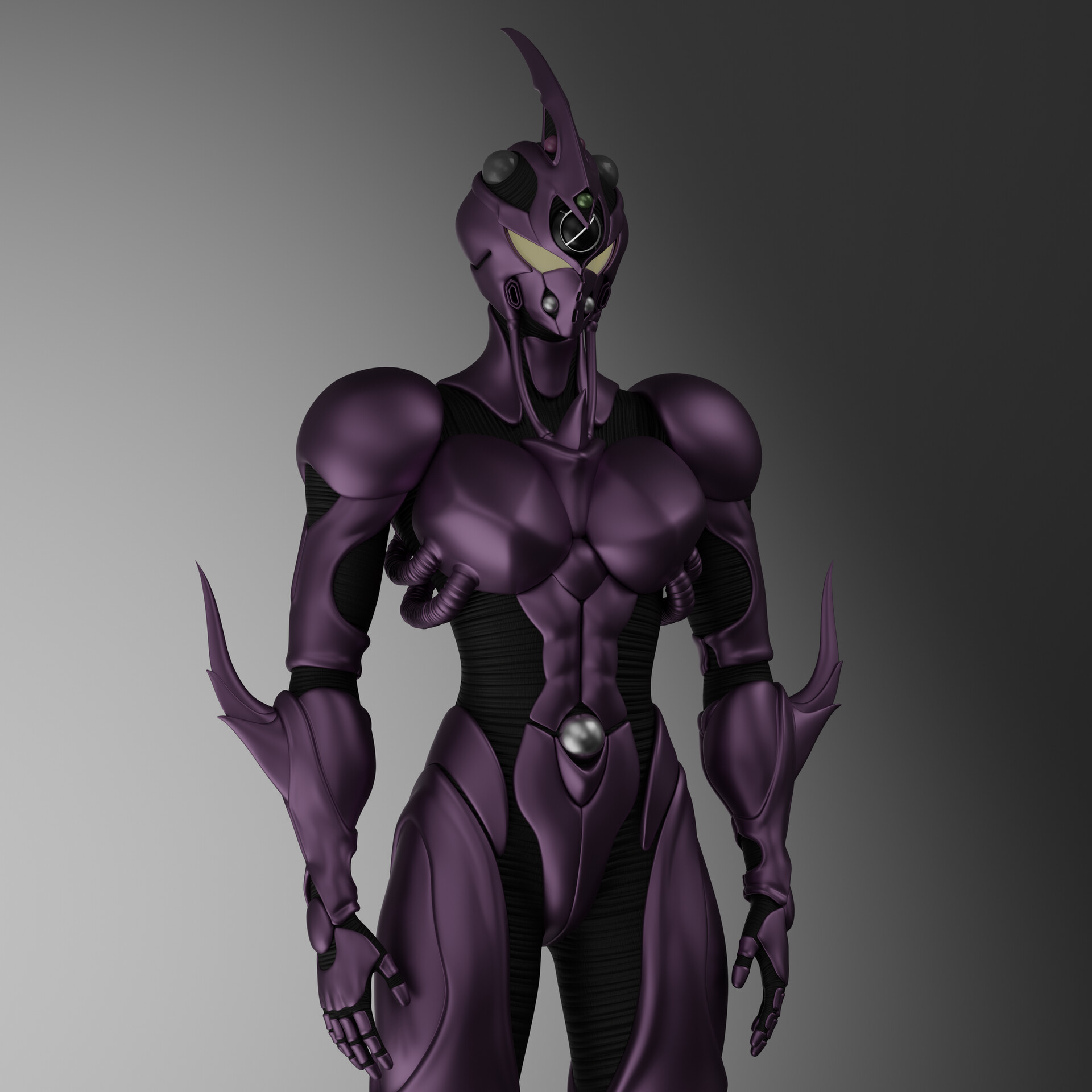 Artstation Guyver Ii F 3d Model Made In Blender Ivan Artstation Guyver Ii F 3d Model Made In Blender Ivan