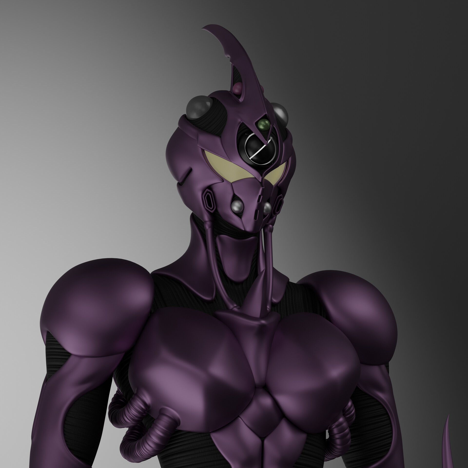 Artstation Guyver Ii F 3d Model Made In Blender Ivan Artstation Guyver Ii F 3d Model Made In Blender Ivan