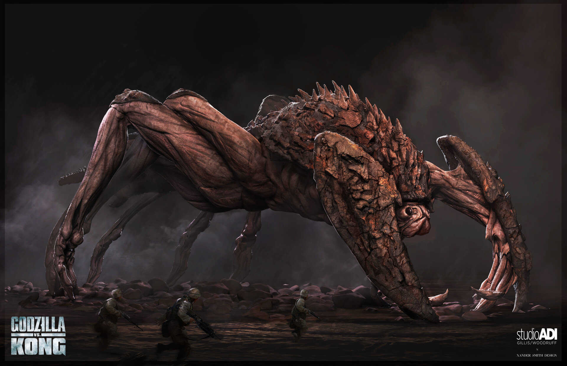 Xander Smith - Godzilla vs Kong Creature Concept Art