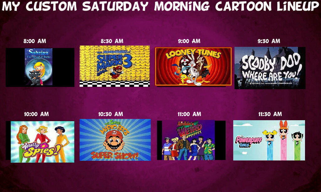 ArtStation My Custom Saturday Morning Cartoon Lineup