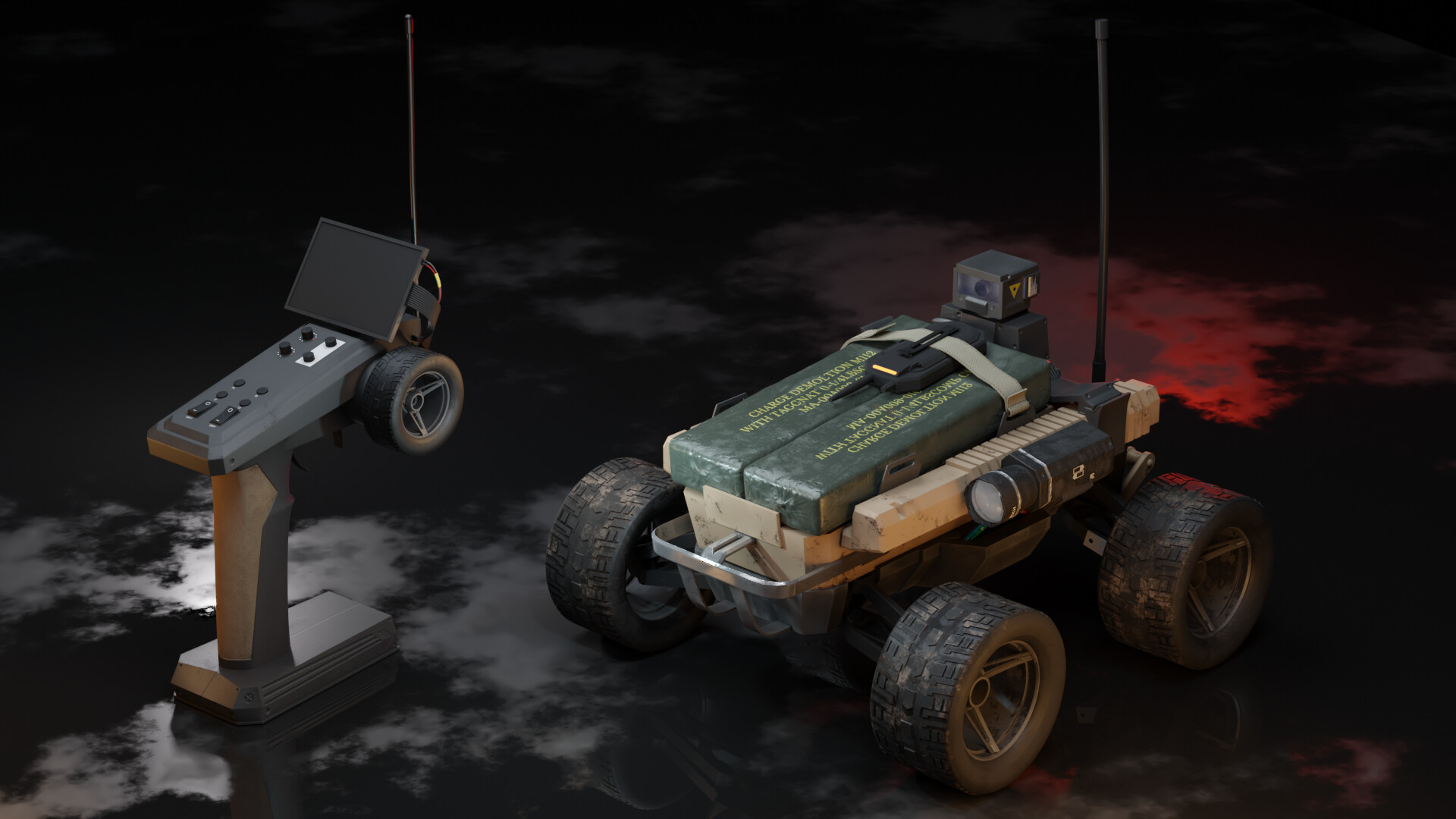ArtStation Call of Duty remote control car