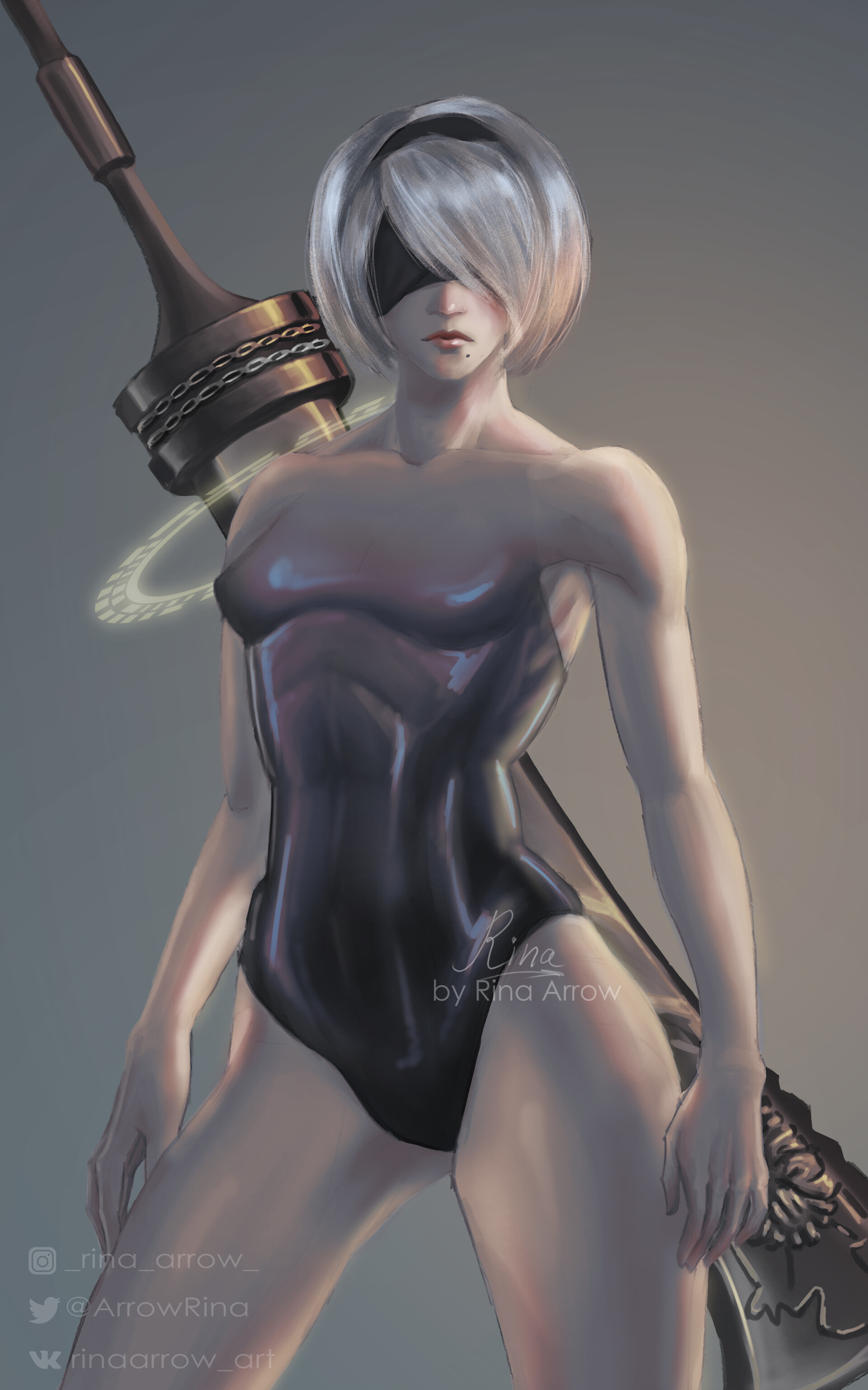 ArtStation - 2B - Nier Automata