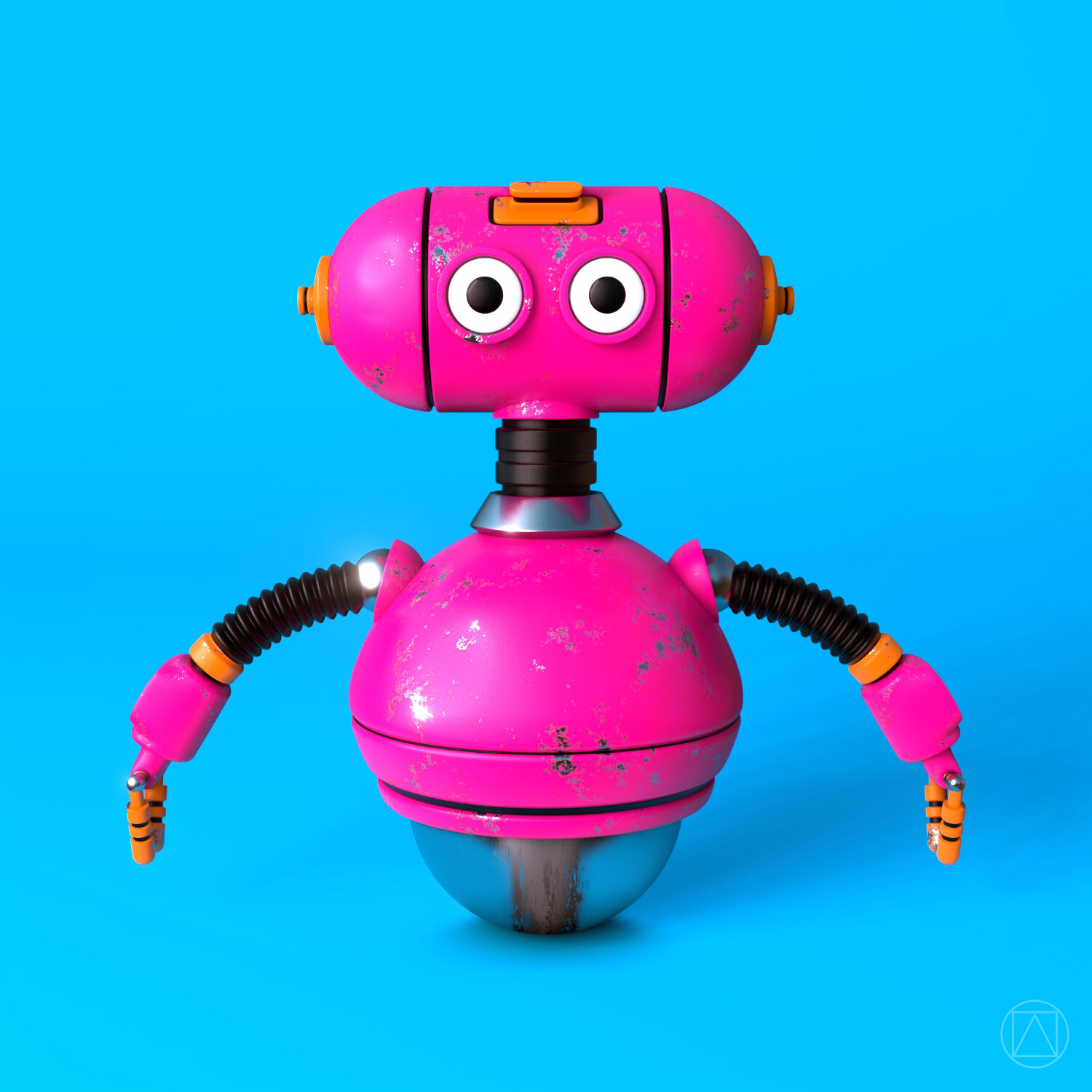 Pink robot