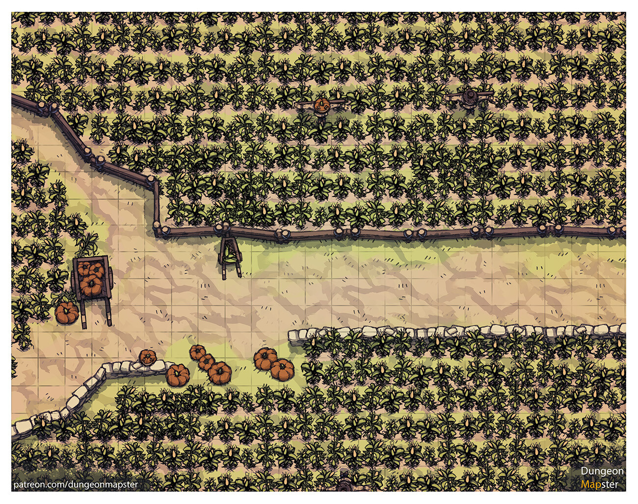 ArtStation Autumn Cornfield Assets