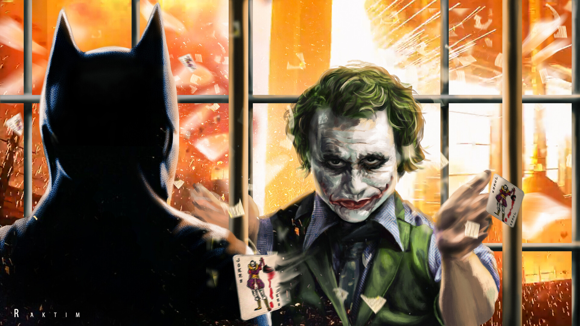 ArtStation - Batman vs Joker - Fan art