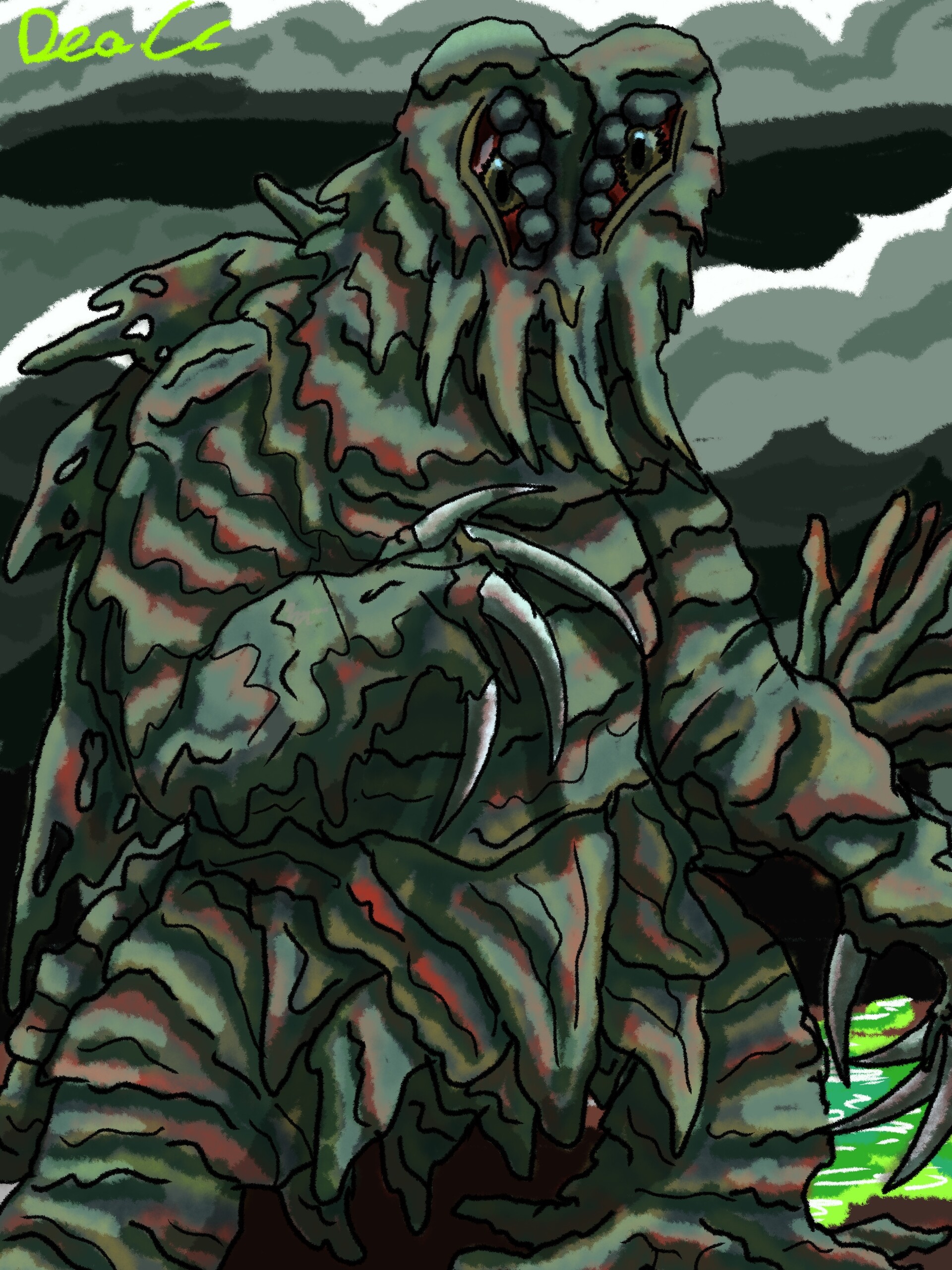 ArtStation Godzilla Hedorah