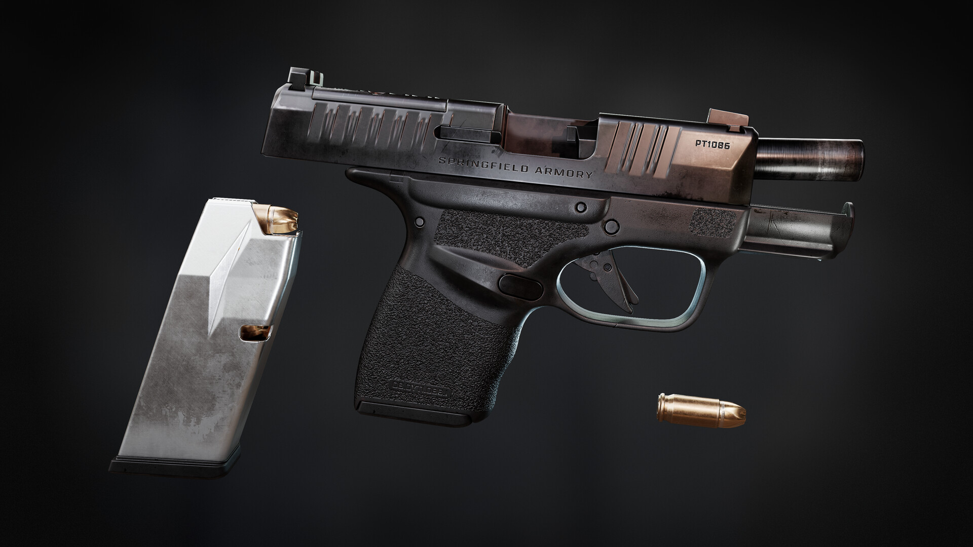 トイガン SPRINGFIELD ARMORY Andrii Sakhryn💙💛 - Hellcat PT1086 Springfield Armory