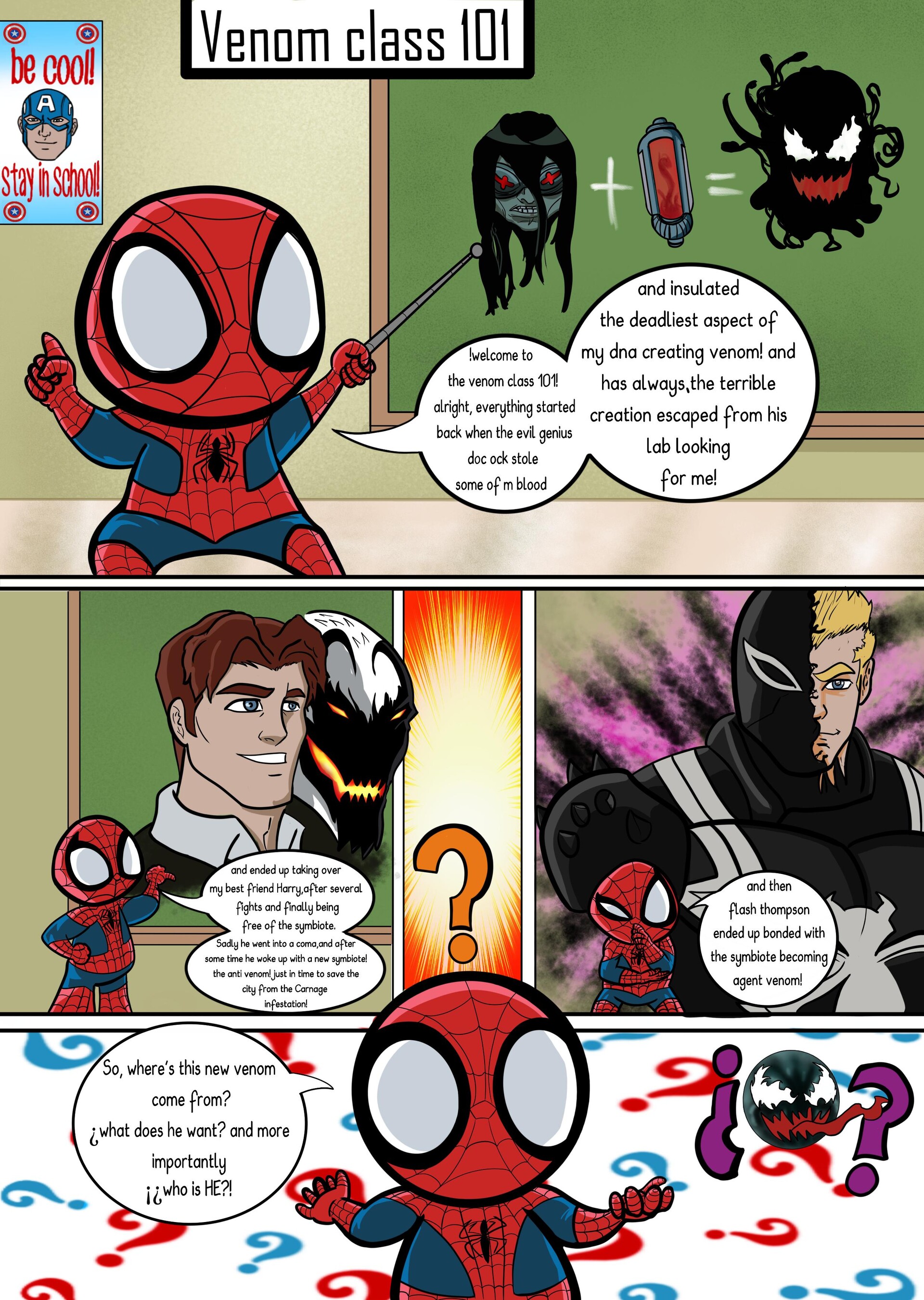 ArtStation - Ultimate Spider Man Venom history class 101