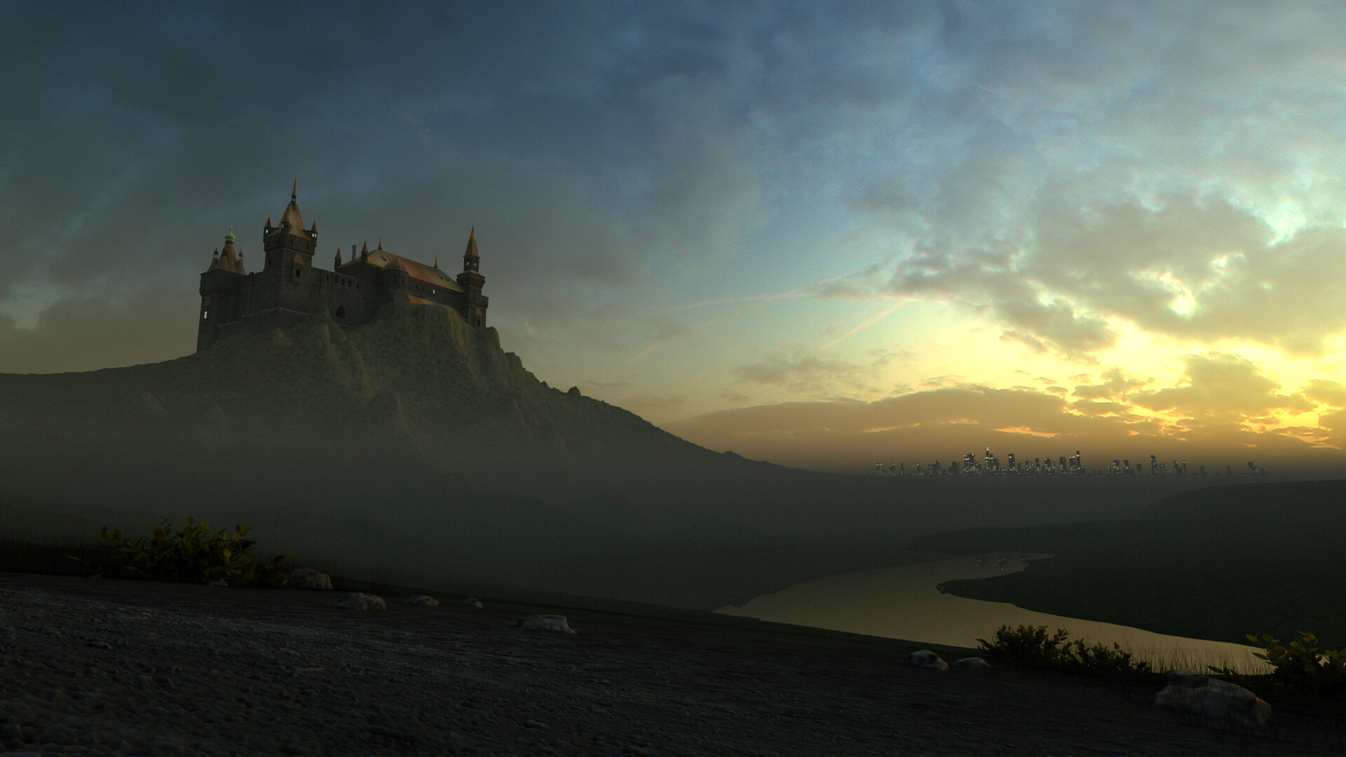 ArtStation Fortress Landscape