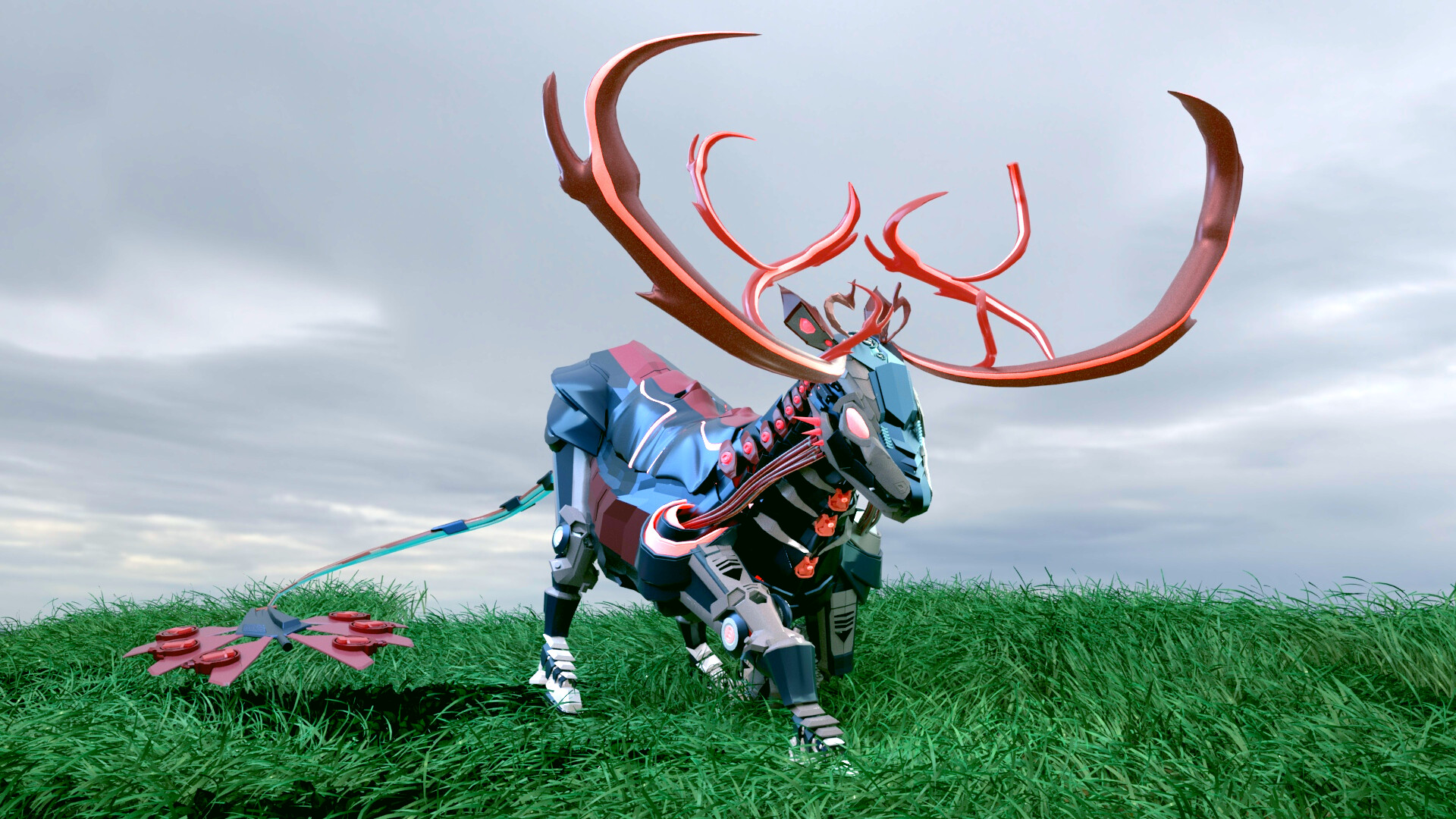 ArtStation Mechanical deer