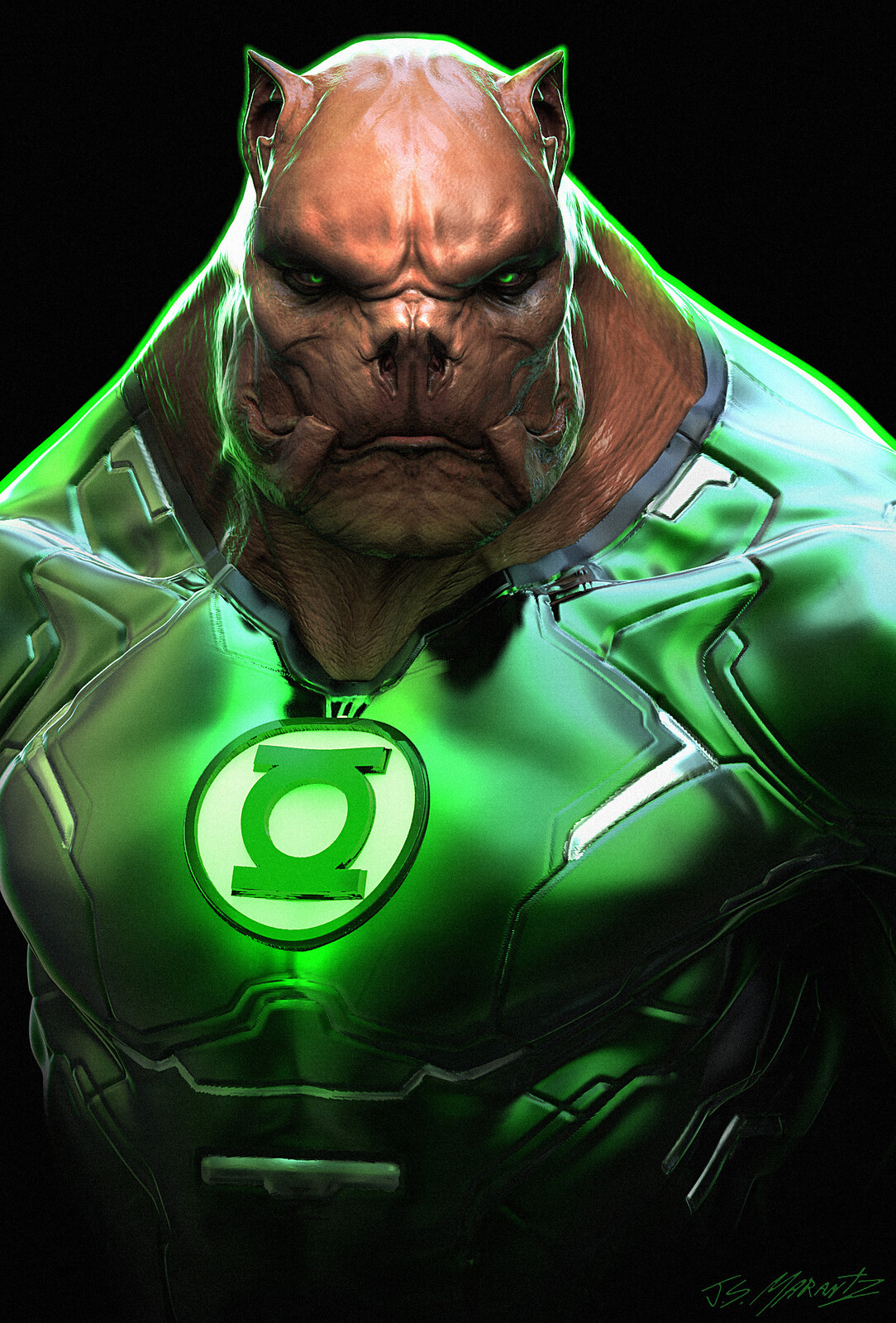 Kilowog Concept Art for Zack Snyders Justice League  
