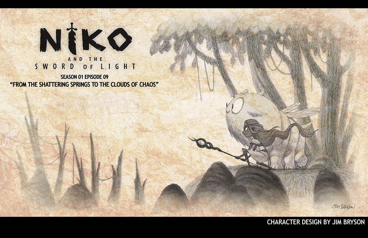 Niko and the Sword of Light Character designs