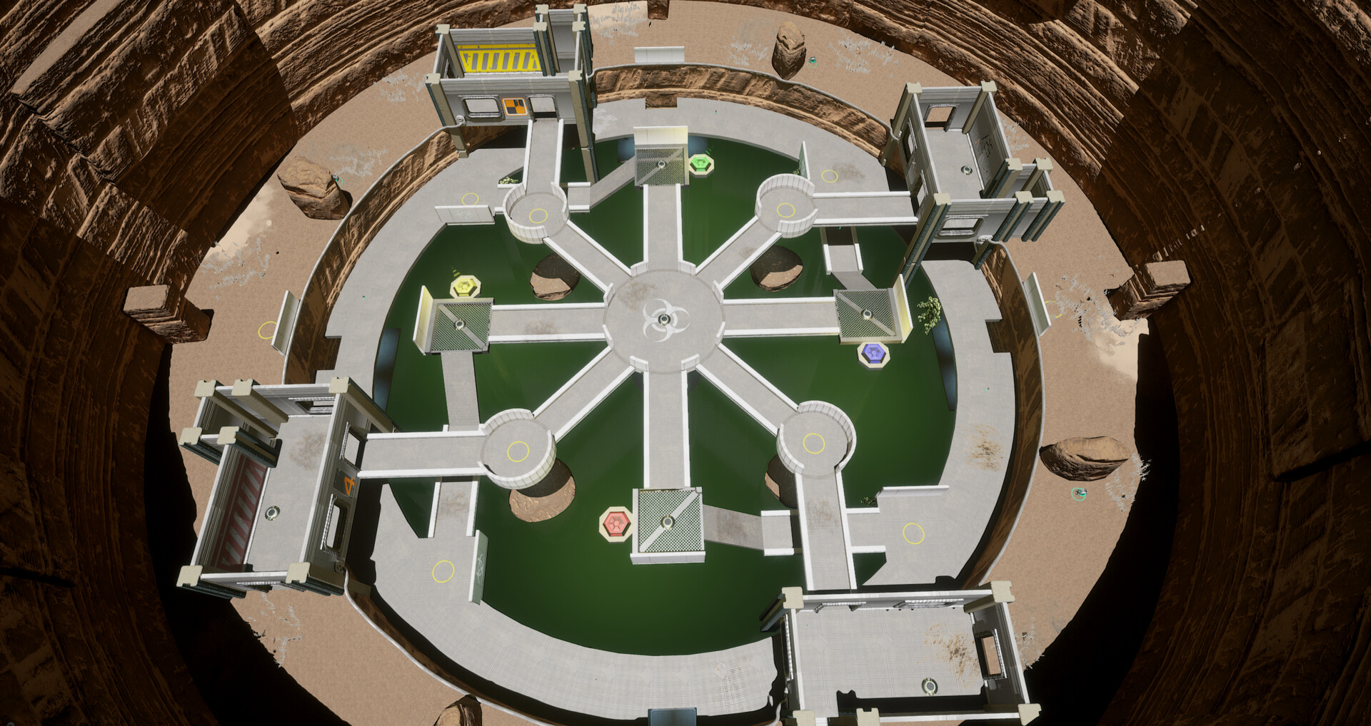 ArtStation - Custom Unreal Tournament Map (College Project)