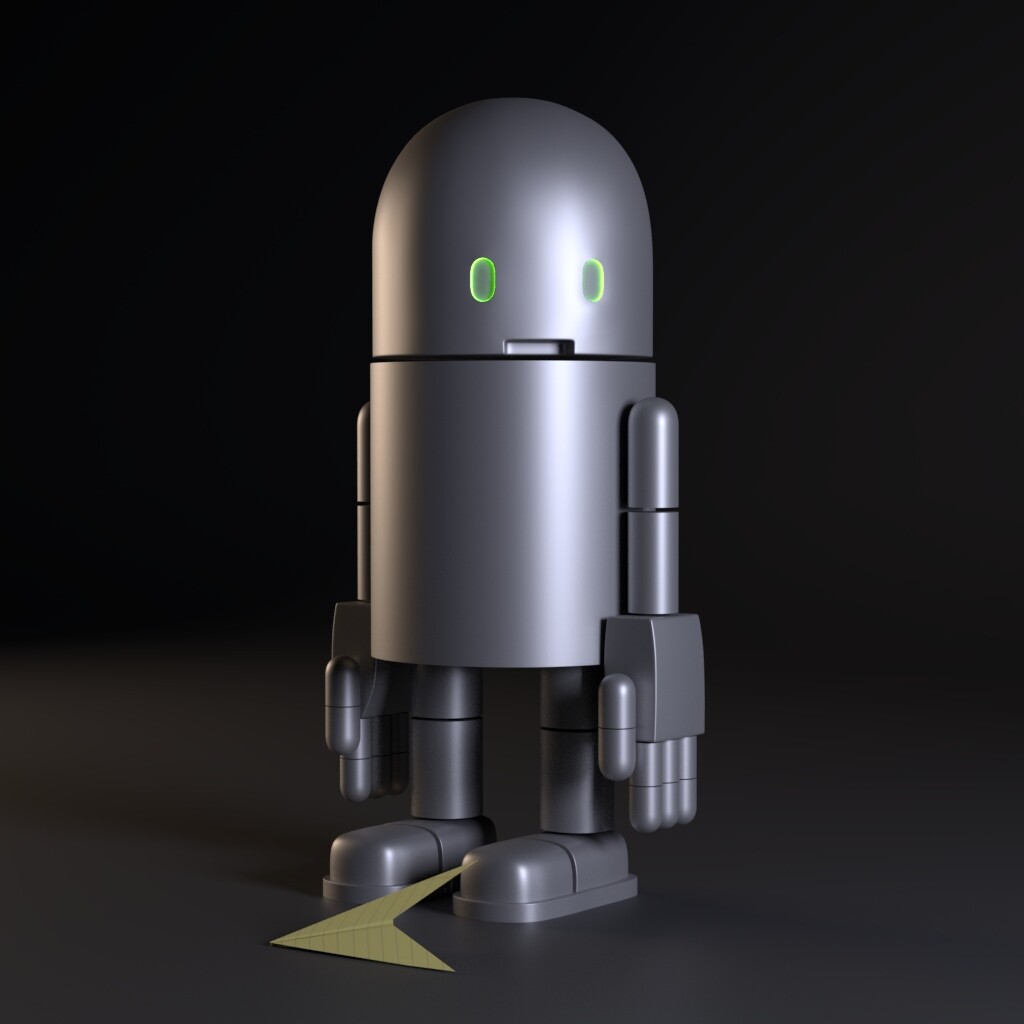 ArtStation - Grey Robot