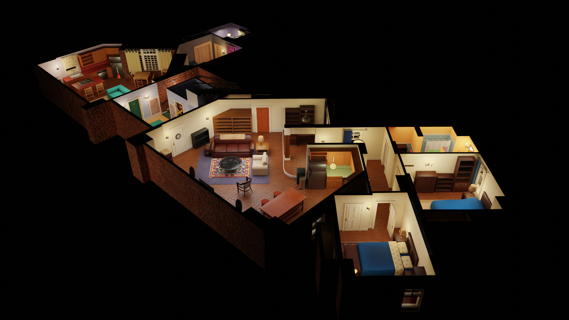 ArtStation Big Bang Theory Apartment