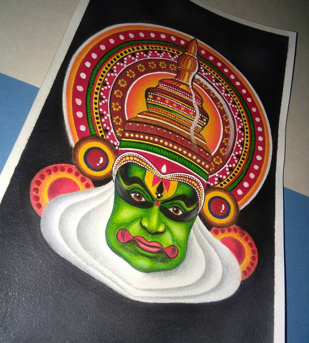Kathakali Drawing Images - Free Download on Freepik