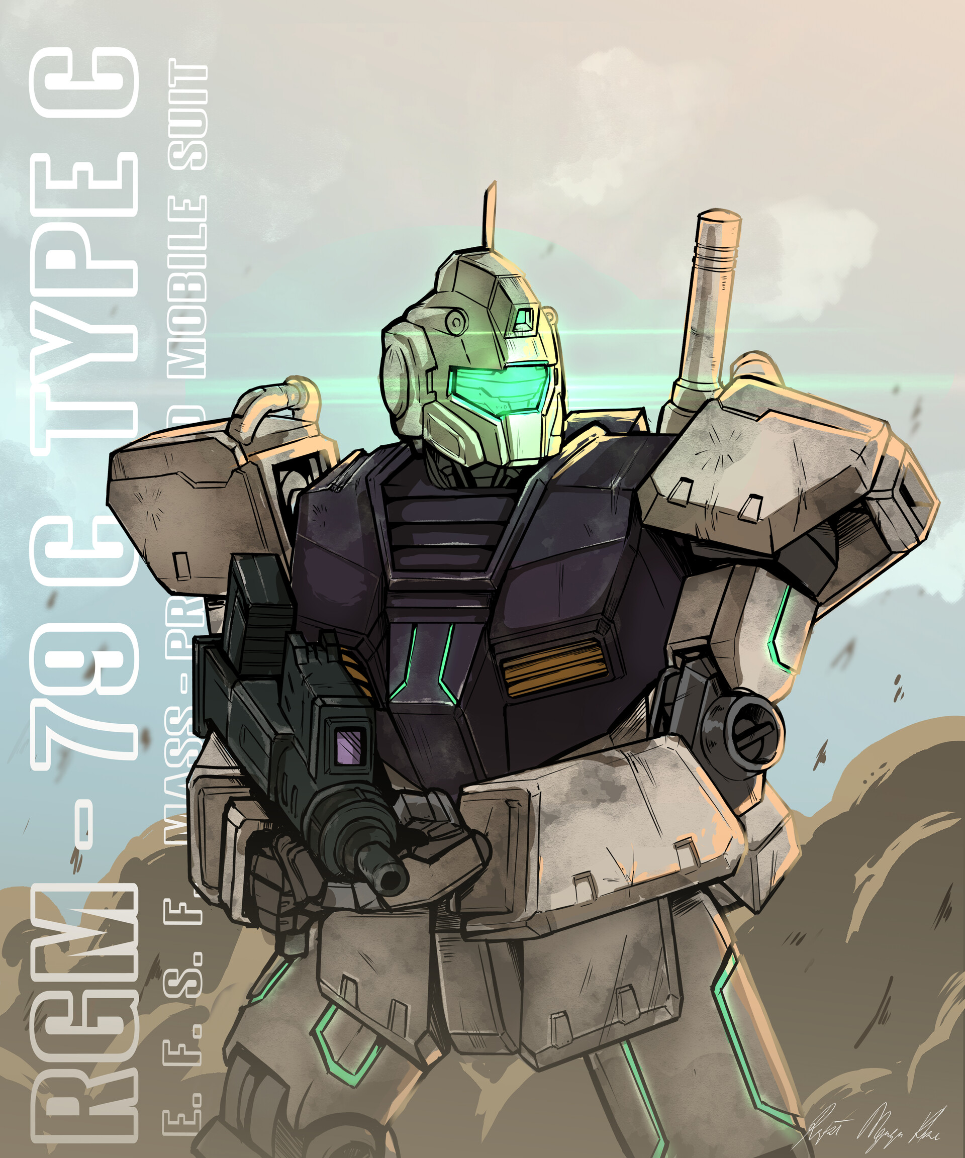 Artstation Rgm 79 C Type C
