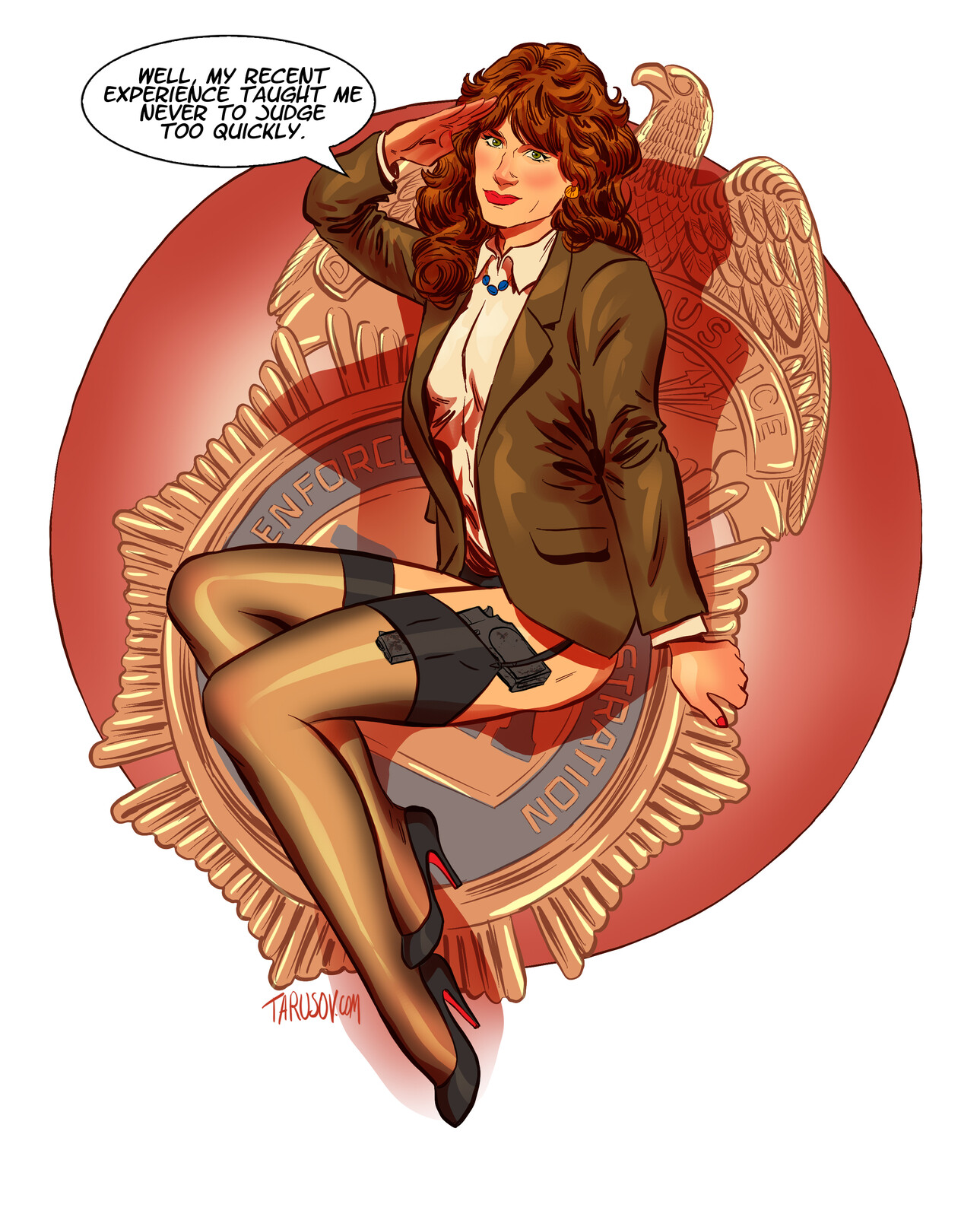 Андрей тарусов рисунки пин ап