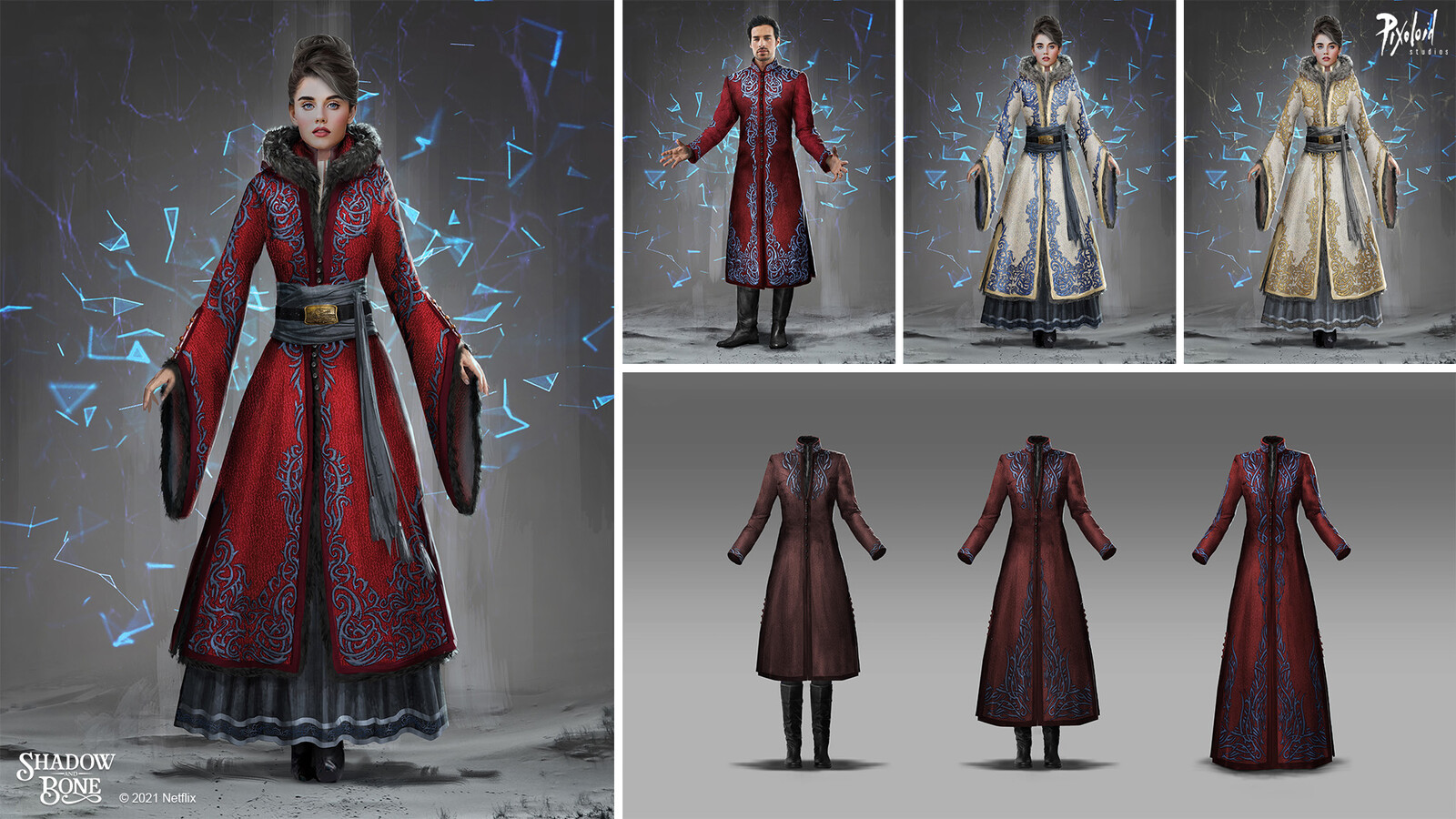 Pixoloid Studios Shadow and Bone Corporalki (Grisha costumes)
