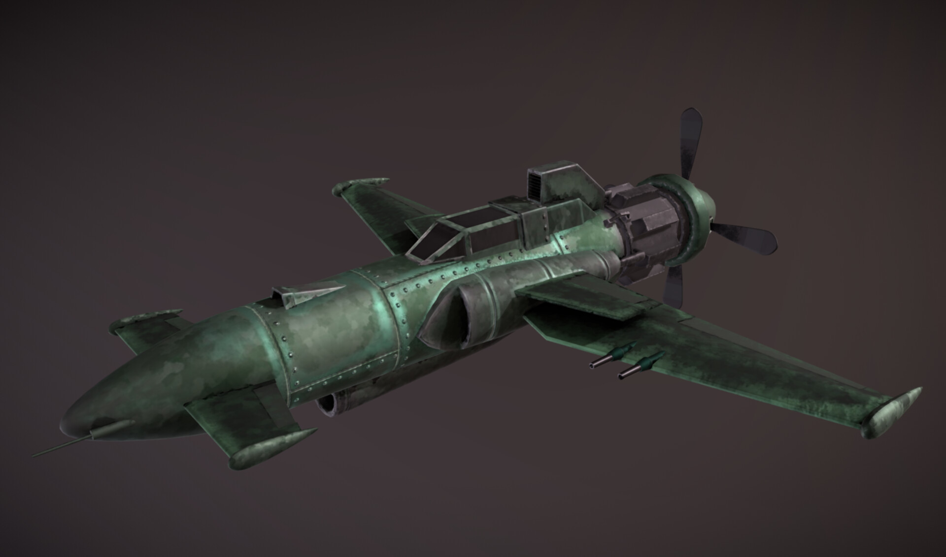 ArtStation - Dieselpunk Plane