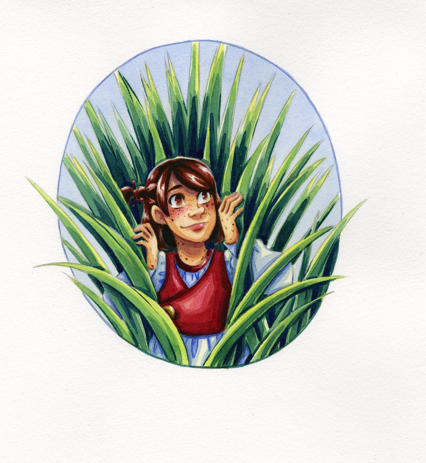 Spot illustration for book
