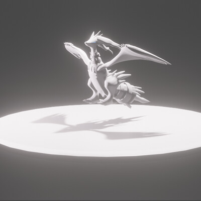ArtStation - Lugia Shiny - Reproduction Pokemon