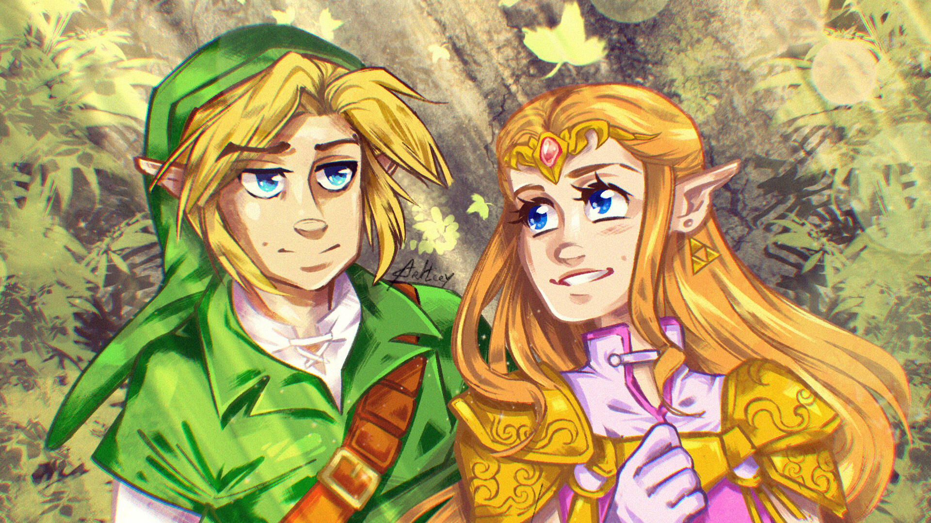 Artstation Link Zelda Ocarina Of Time