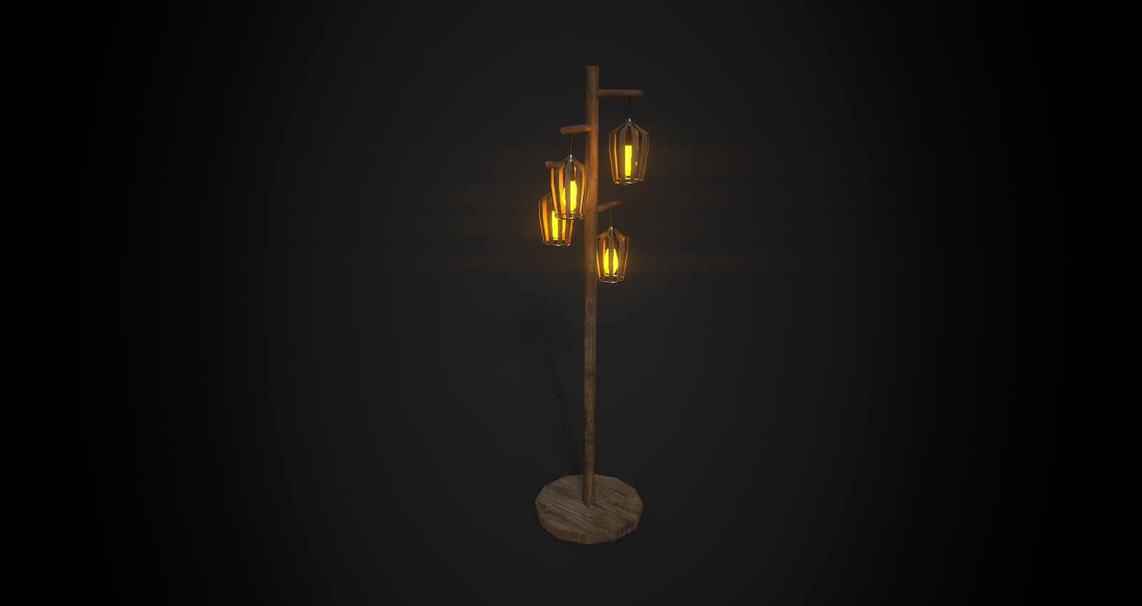 Floor Lamp - Textured Model
