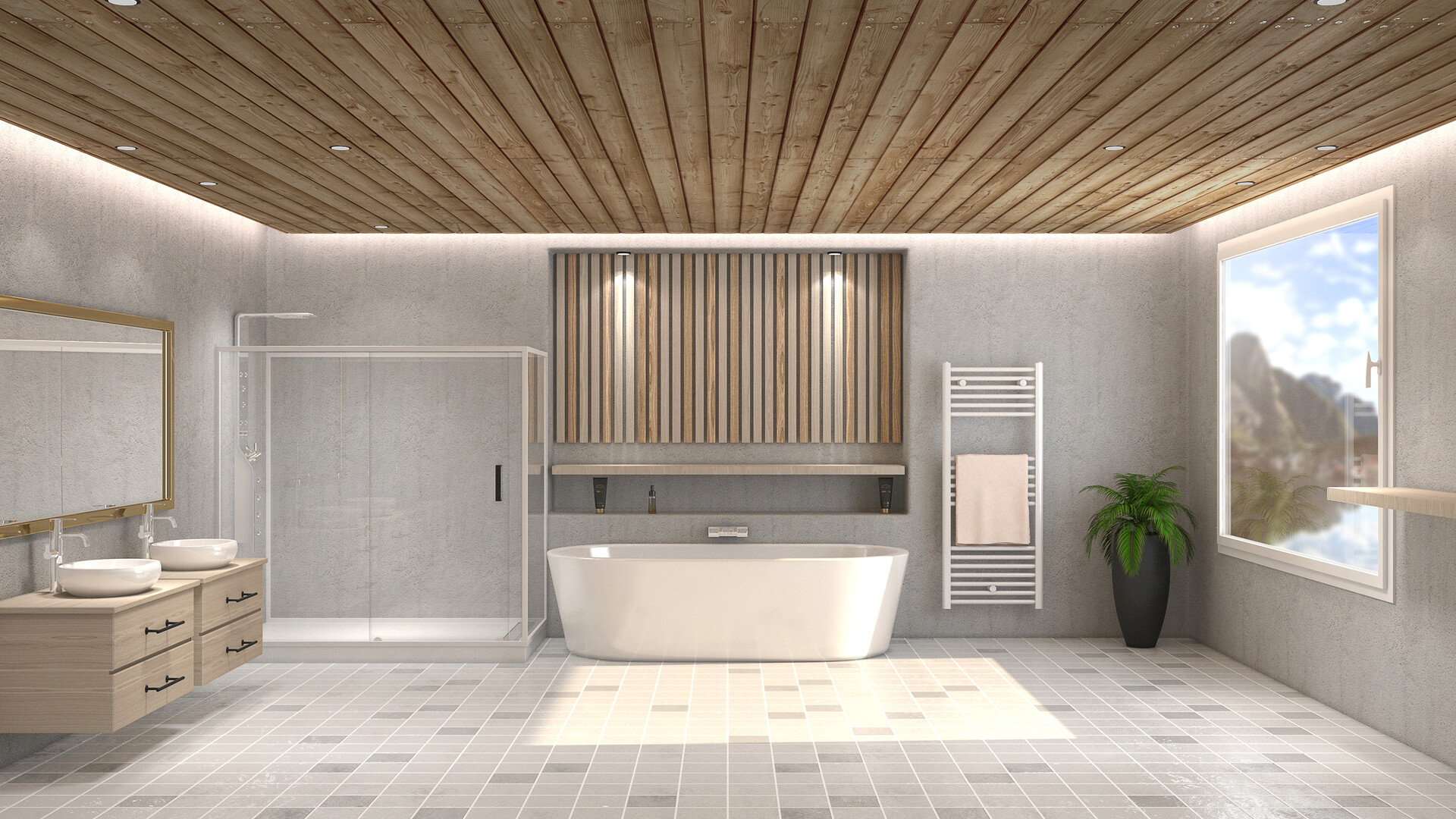 ArtStation - Bathroom Concept