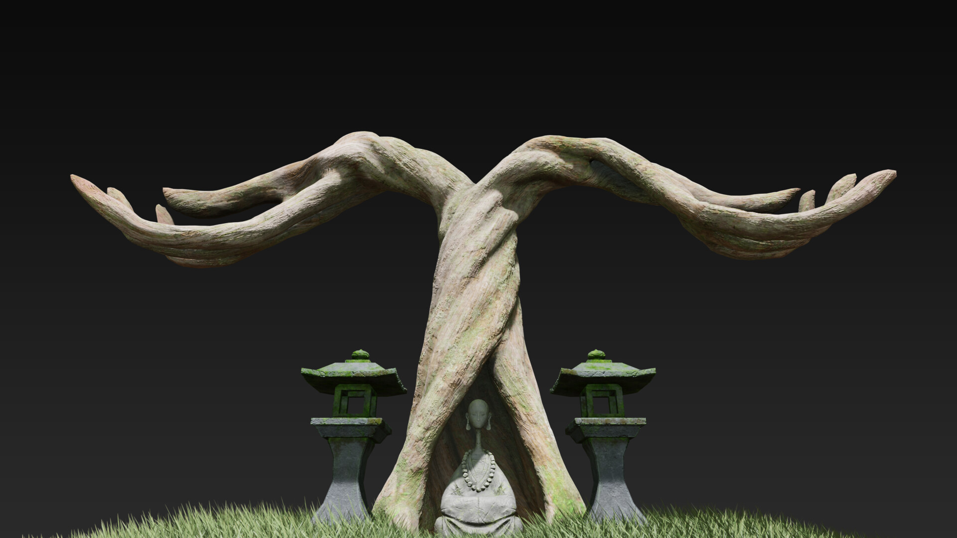 ArtStation 《僧》