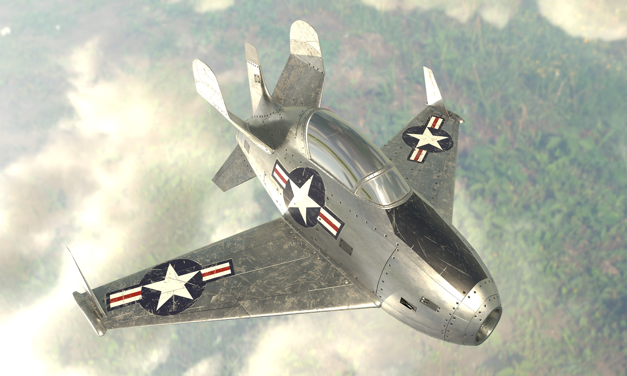 Artstation Mcdonnell Xf 85 Goblin Hard Surface Project Aubrey Northam