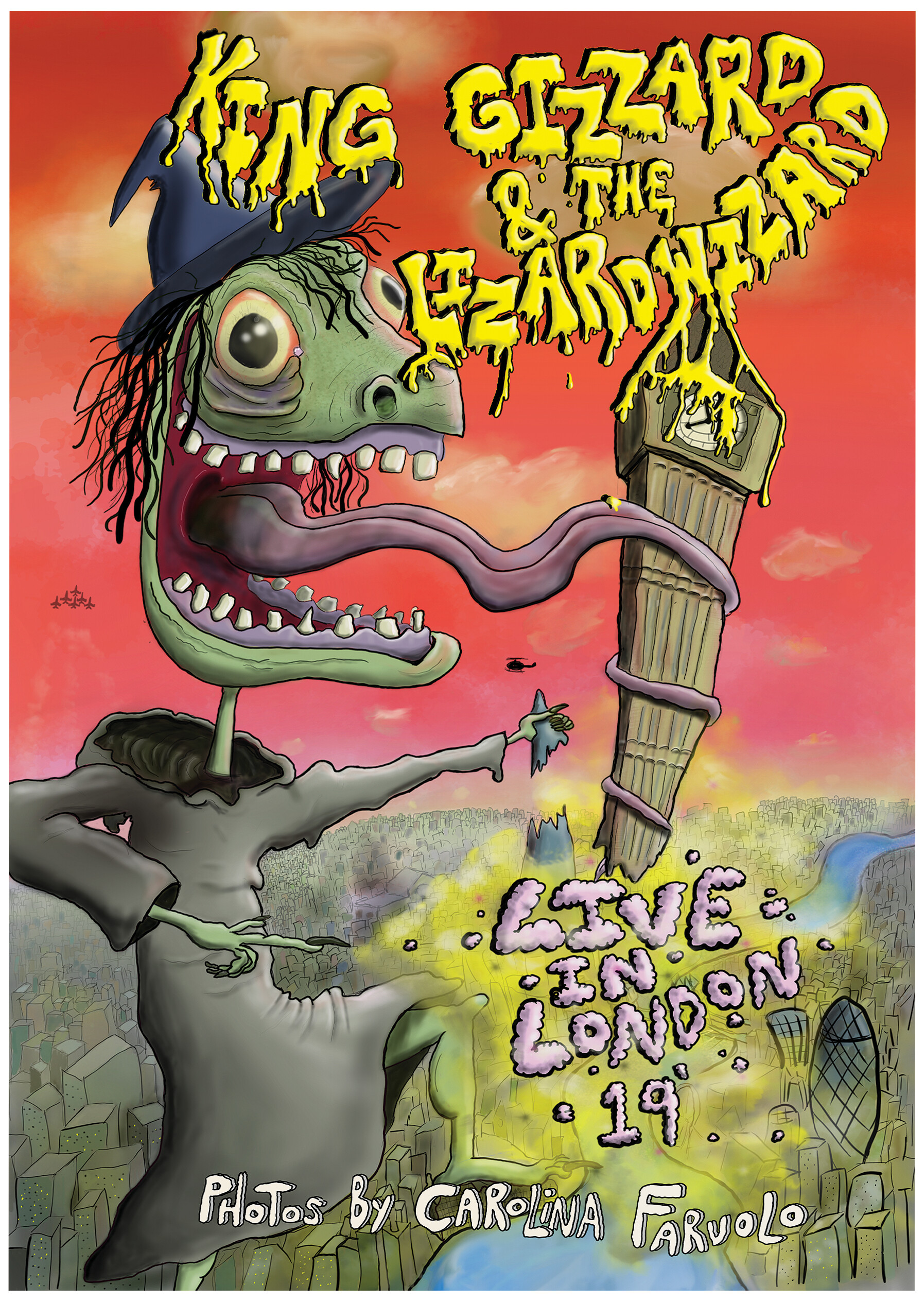 ArtStation King Gizzard & The Lizard Wizard Live In London '19