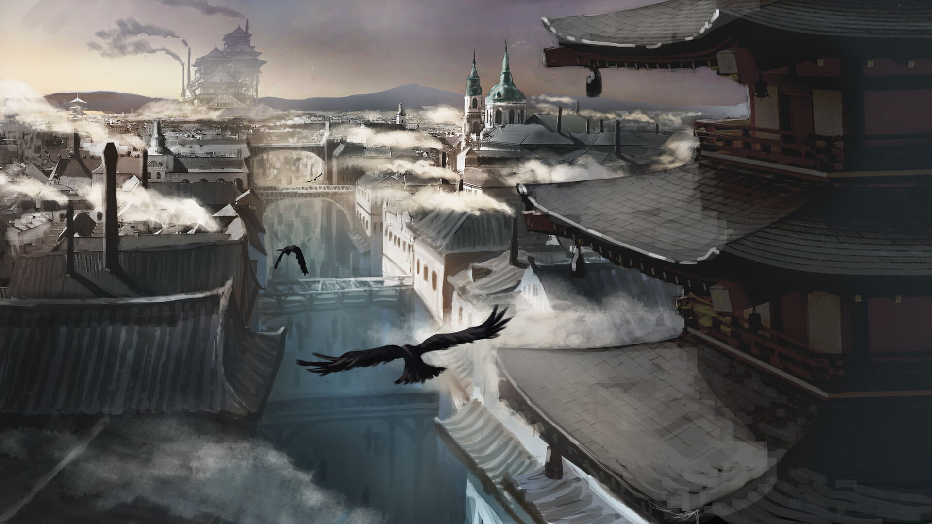 Artstation 禍時異聞 街