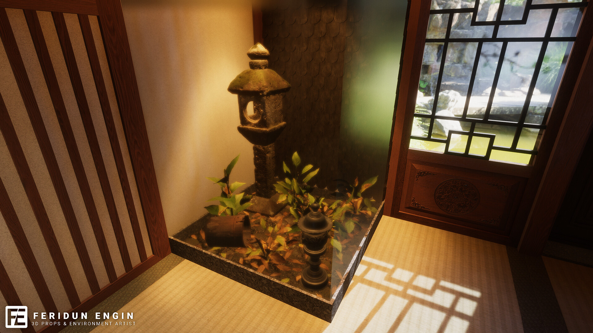 Feridun Engin - Chinese Tea Room (Unity HDRP]