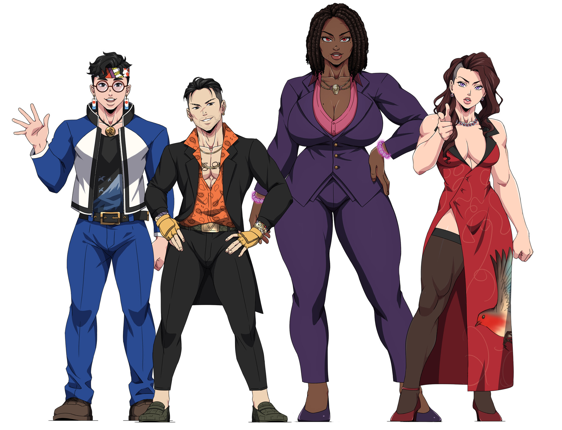 Forevermore & Nevermore Cast - Anime Style, Damaris Franks II.