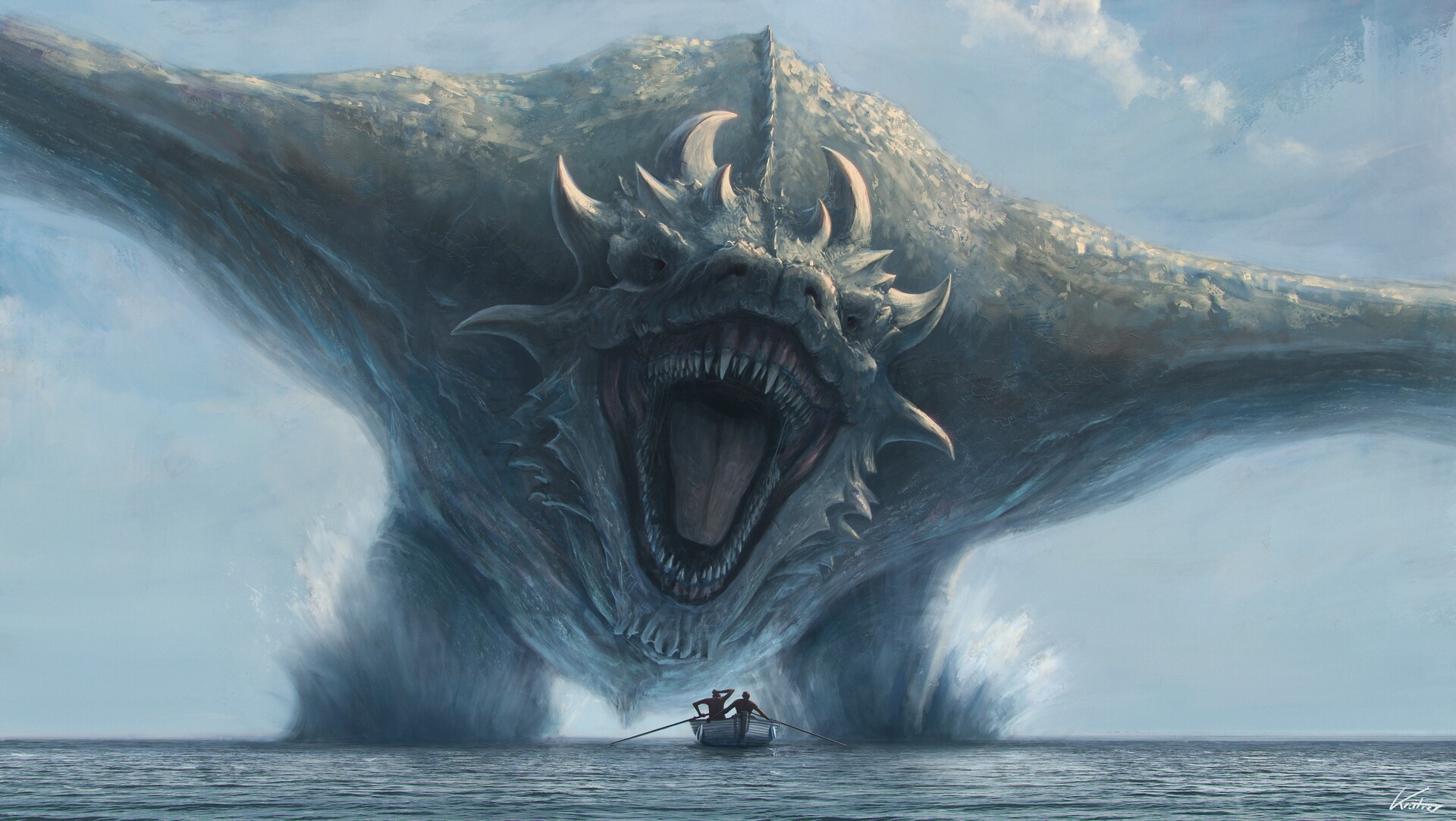 Shivan Devastator, by Aldo Dominguez BadAssDragons