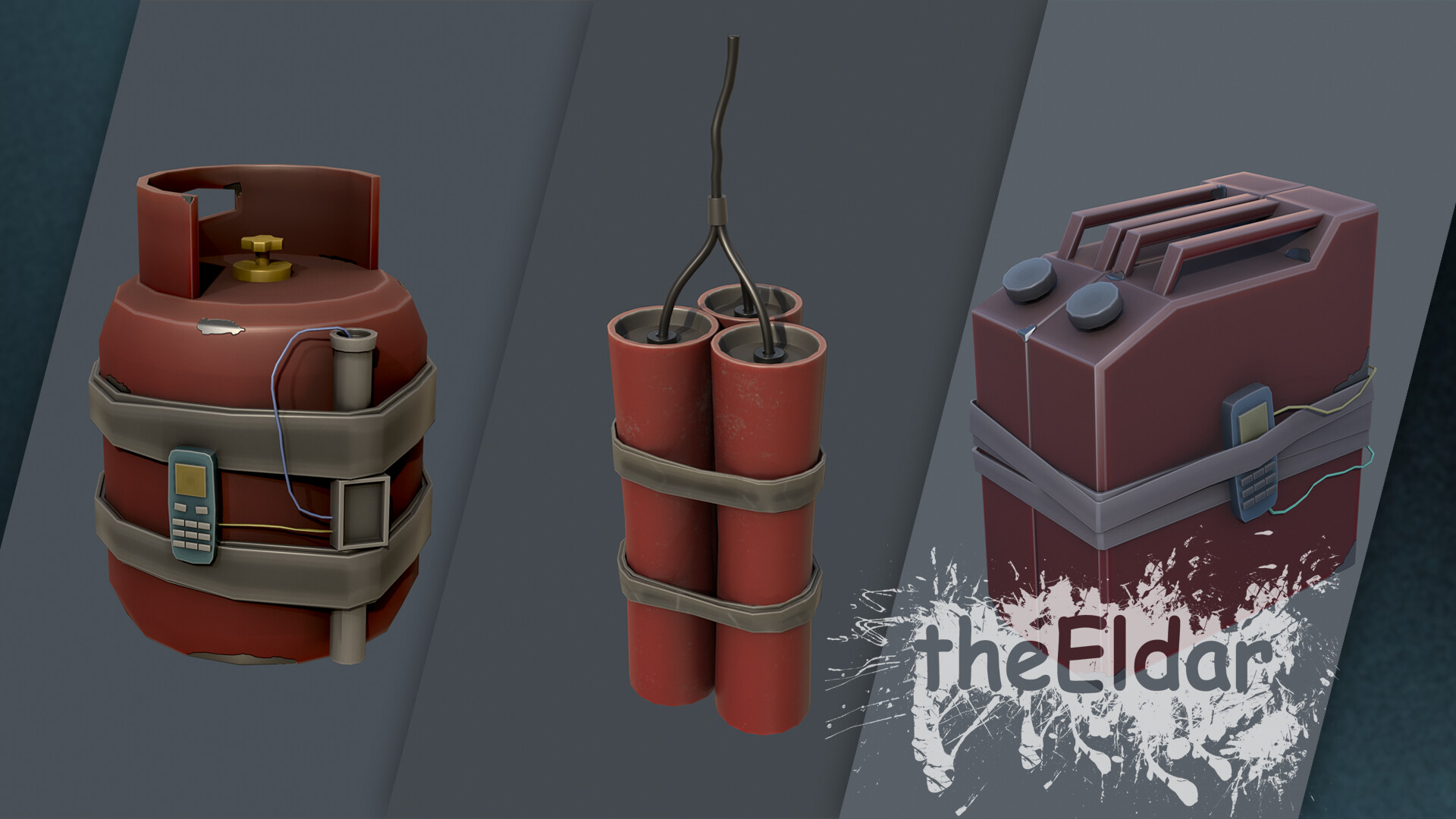 ArtStation - Explosives Set