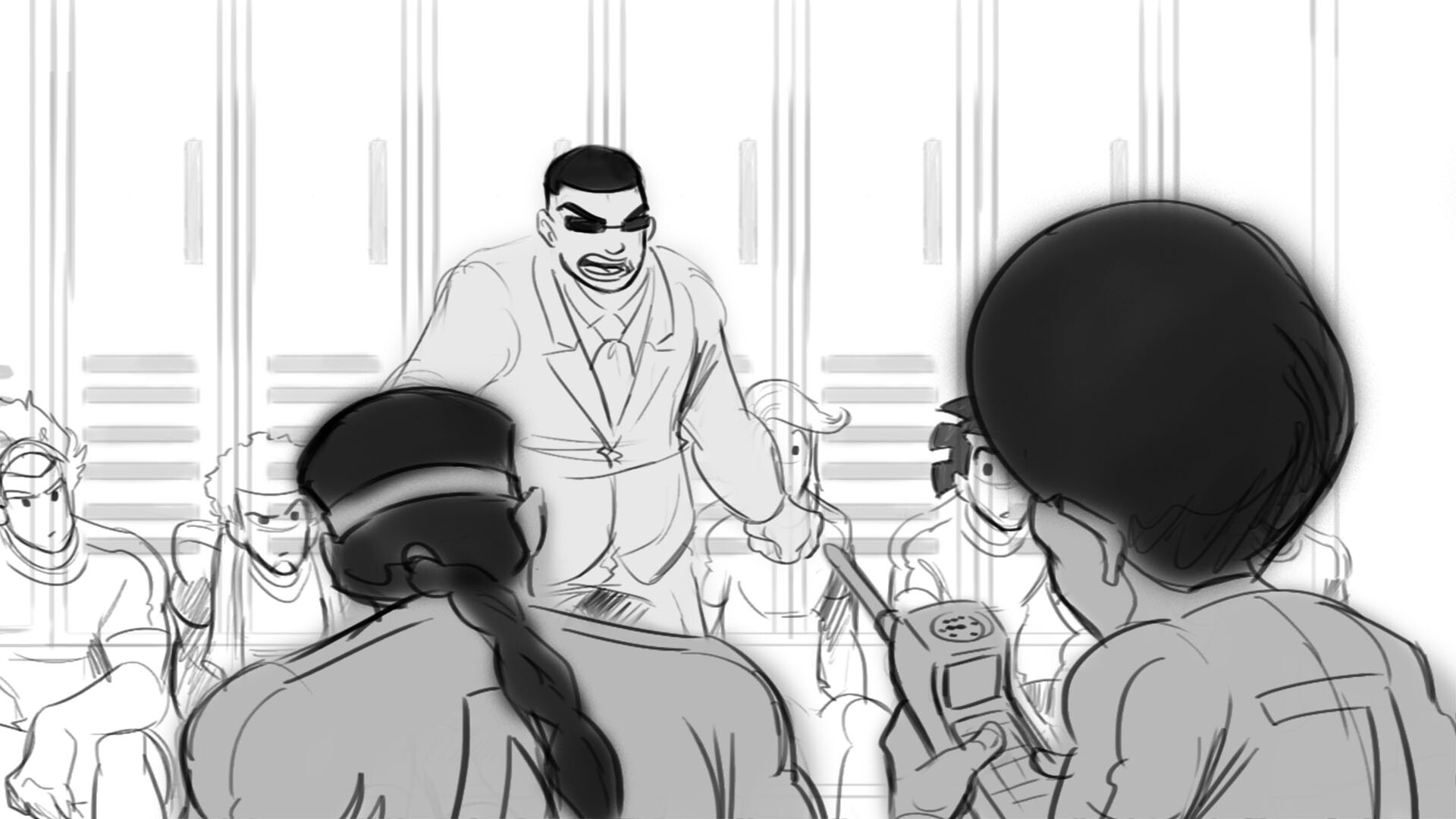 Artstation Supa Strikas Ep 62 Cool Joe And The Comet Storyboards Mysterious Phone Call Scene