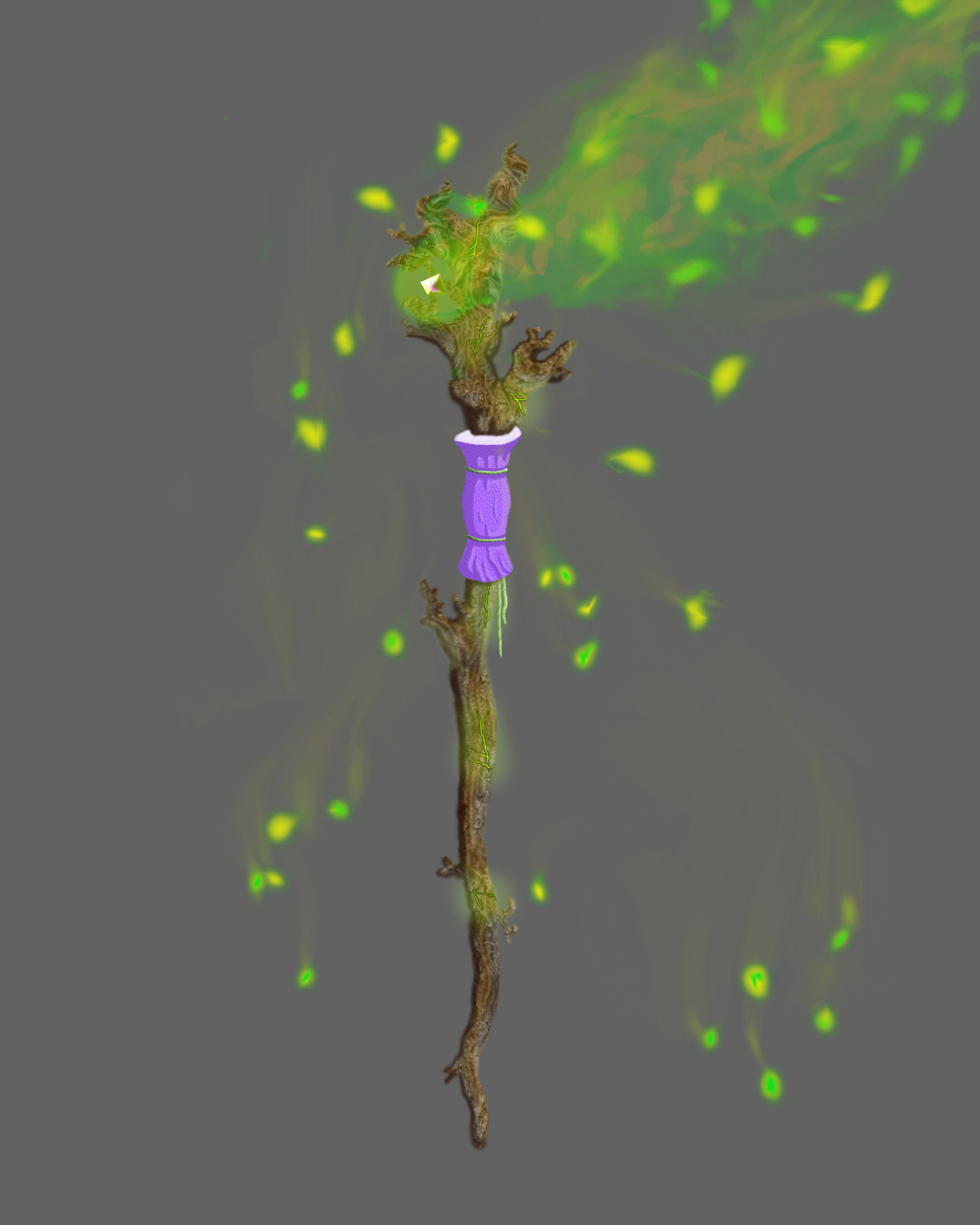 Hedge Wizard Staff (Old)