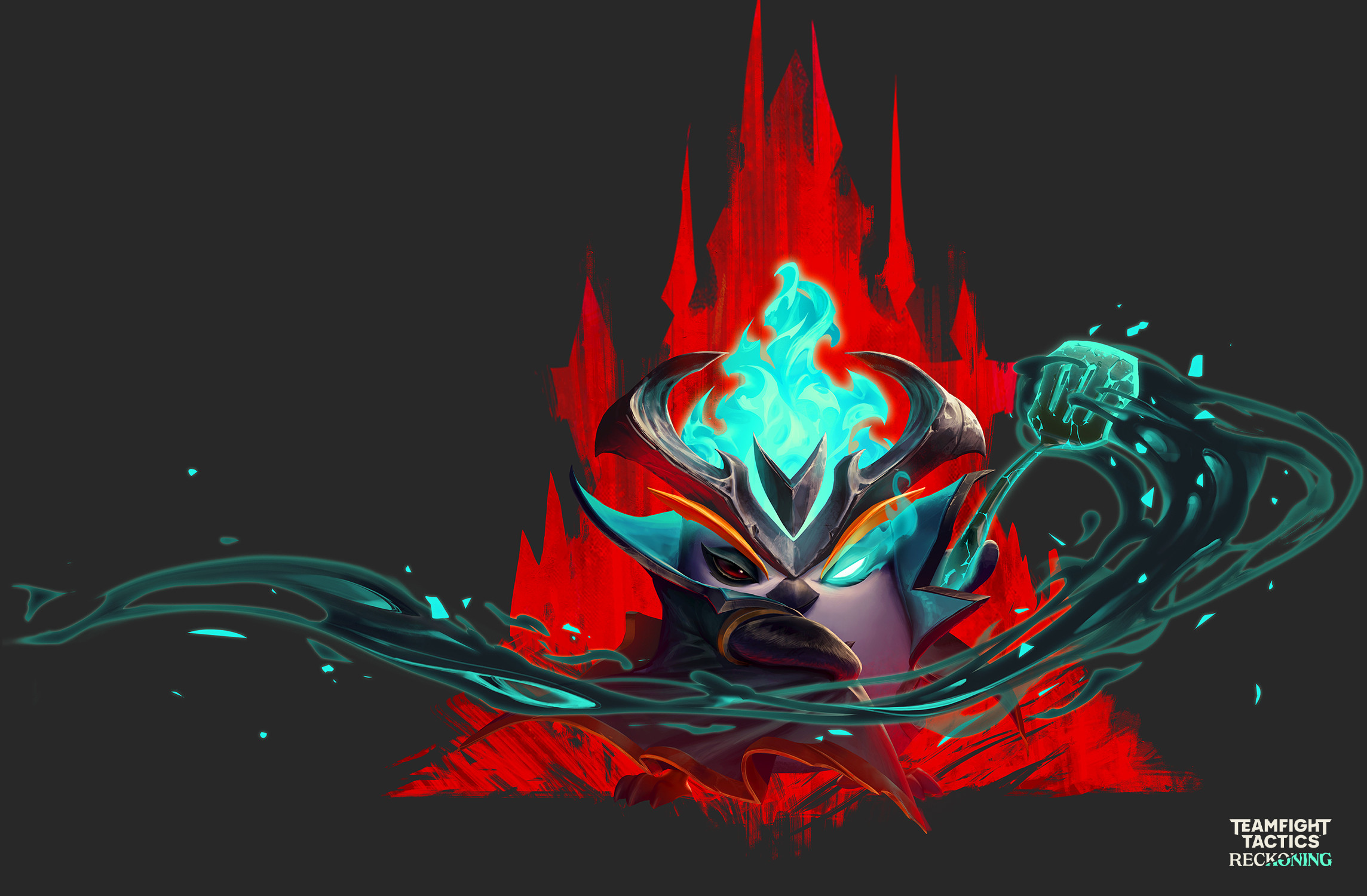 Finished illustration of Chaos Pengu