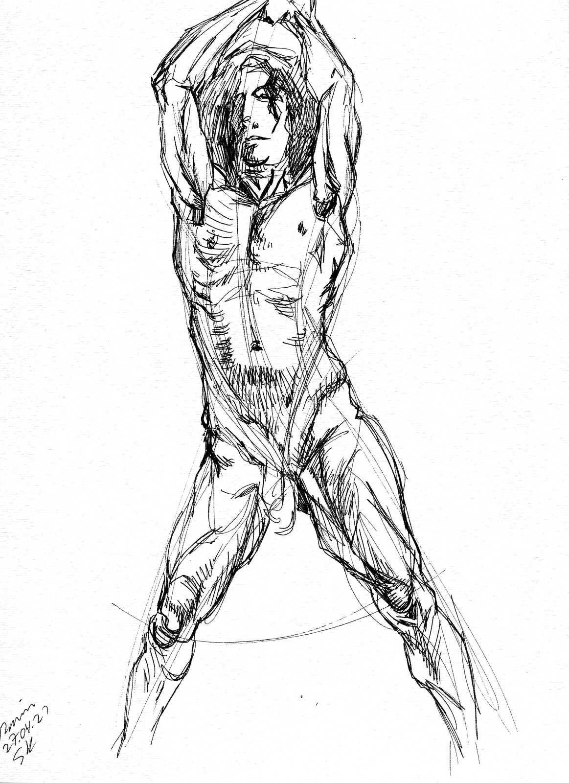 Ink on A4 paper.